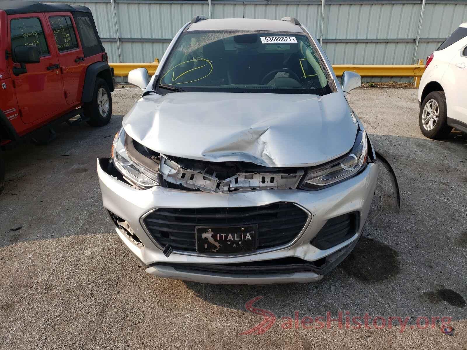 3GNCJLSB6KL396250 2019 CHEVROLET TRAX