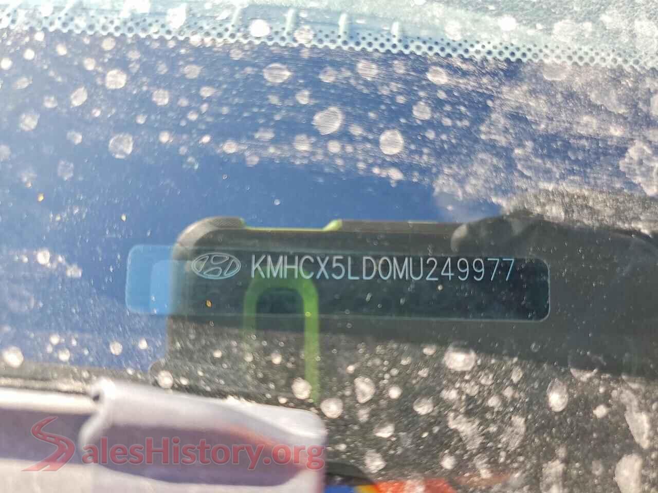 2021 HYUNDAI IONIQ VIN KMHCX5LD0MU249977, wheel and tire
