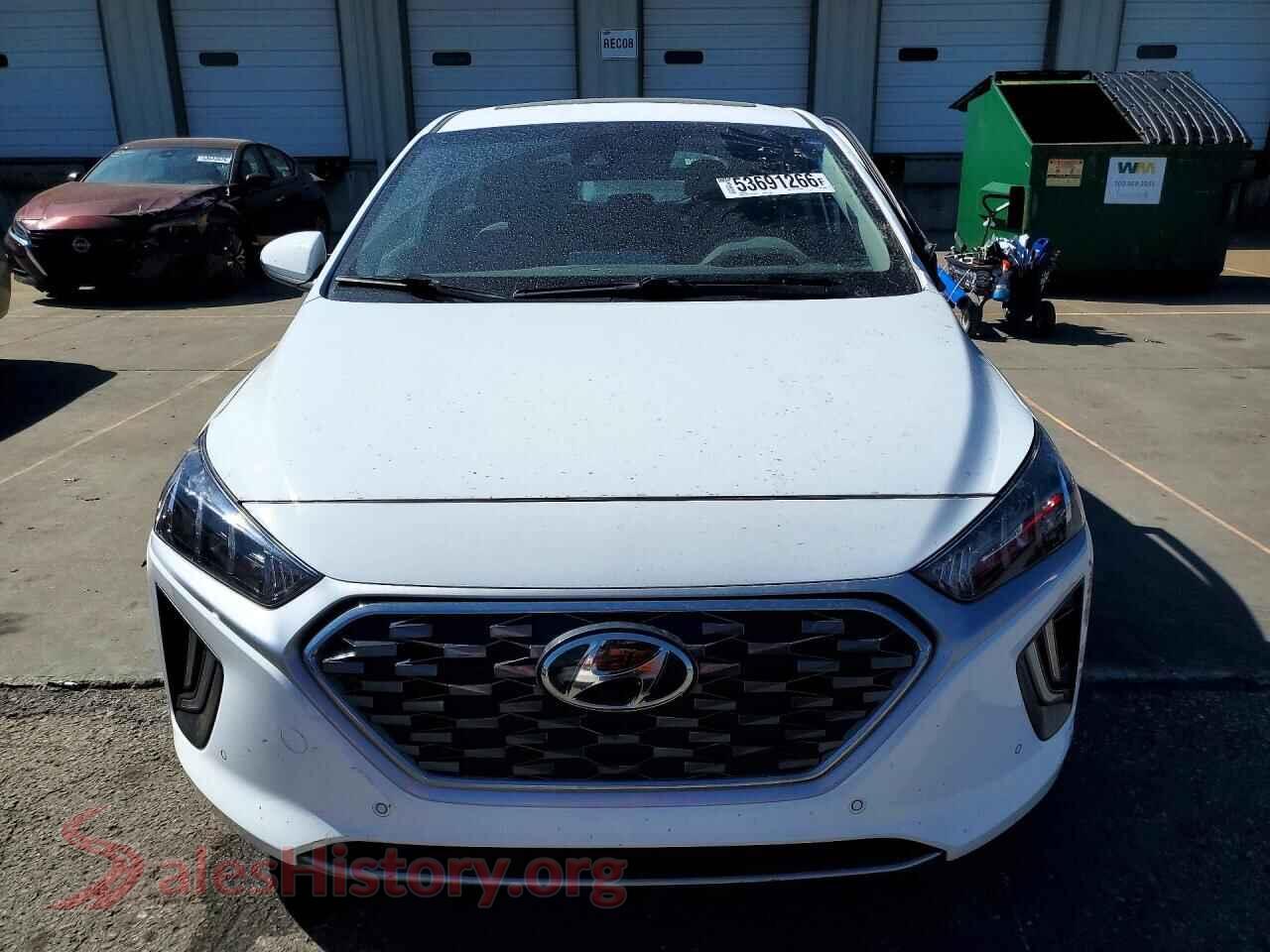 2021 HYUNDAI IONIQ VIN KMHCX5LD0MU249977, rear view