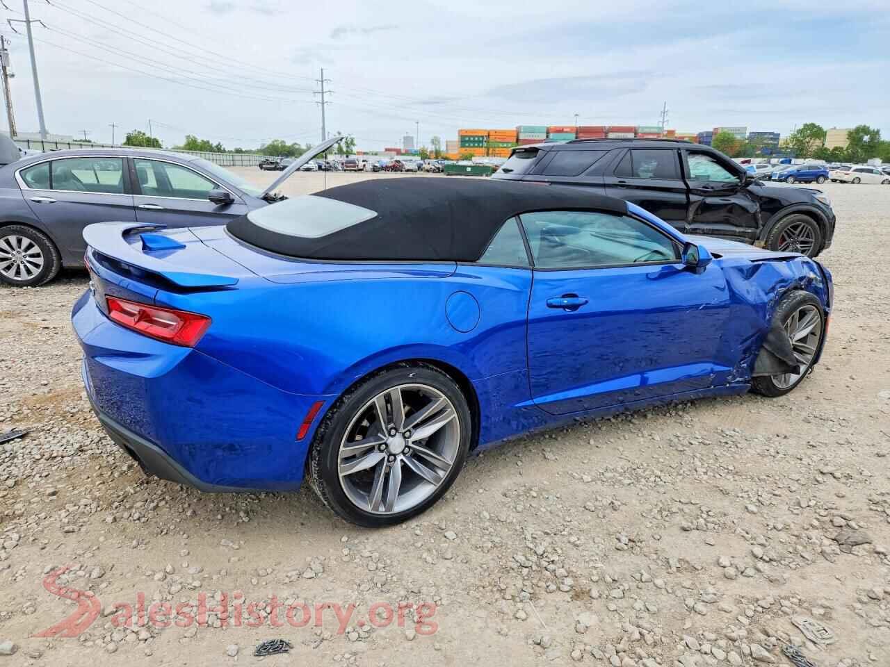 2017 CHEVROLET CAMARO VIN 1G1FD3DXXH0206972, right side view