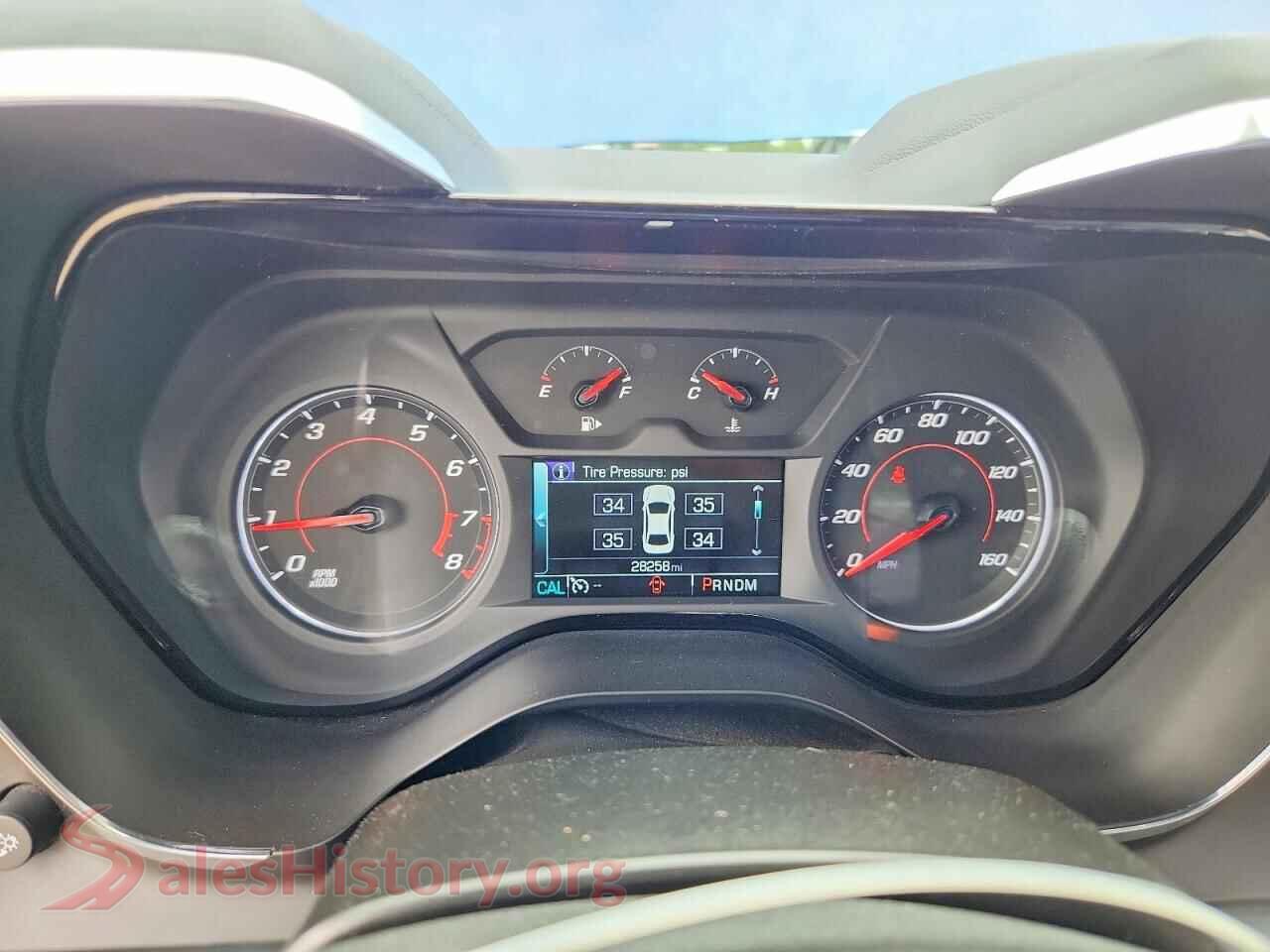 2017 CHEVROLET CAMARO VIN 1G1FD3DXXH0206972, interior center console