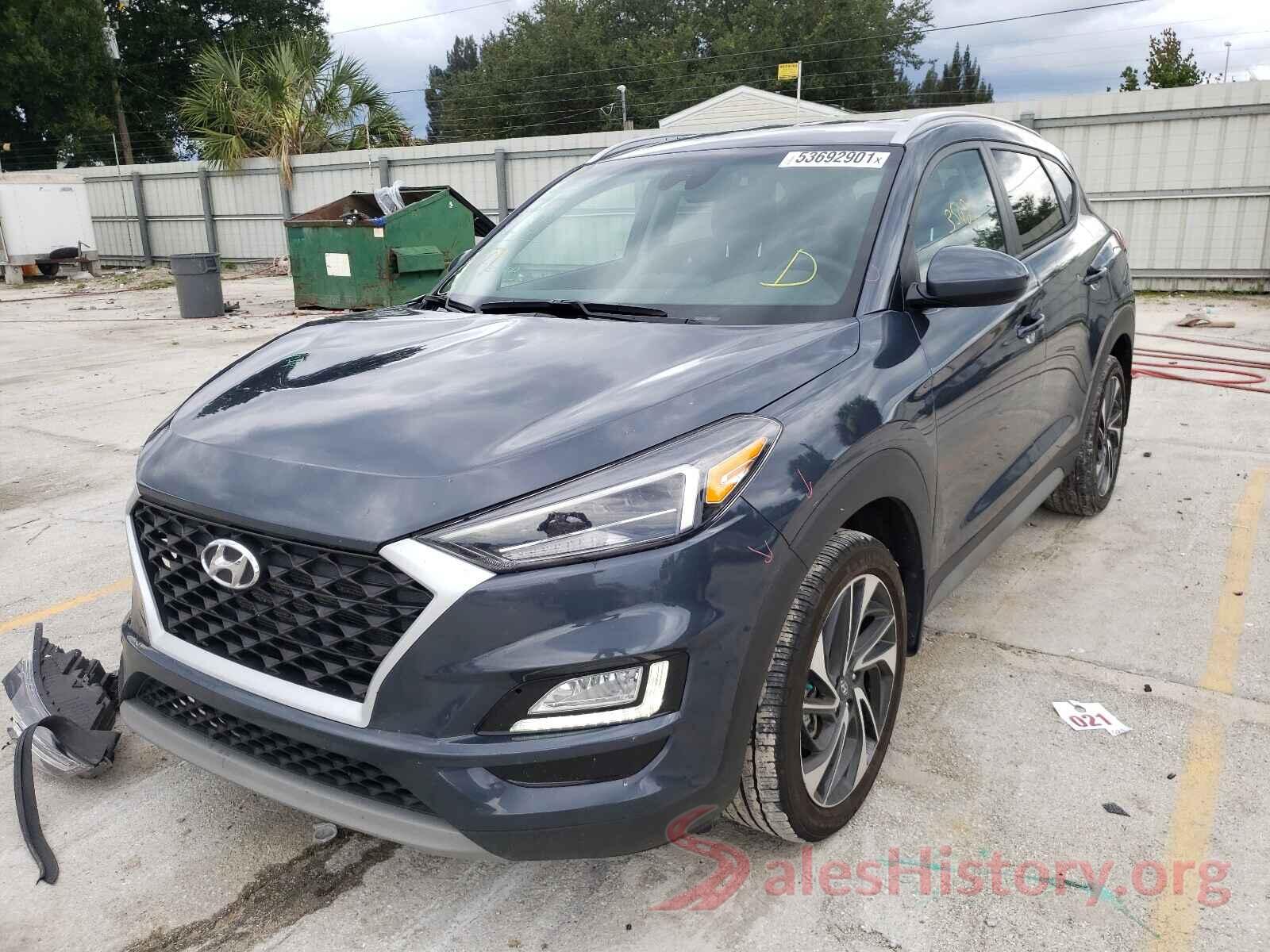 KM8J3CAL6KU008293 2019 HYUNDAI TUCSON