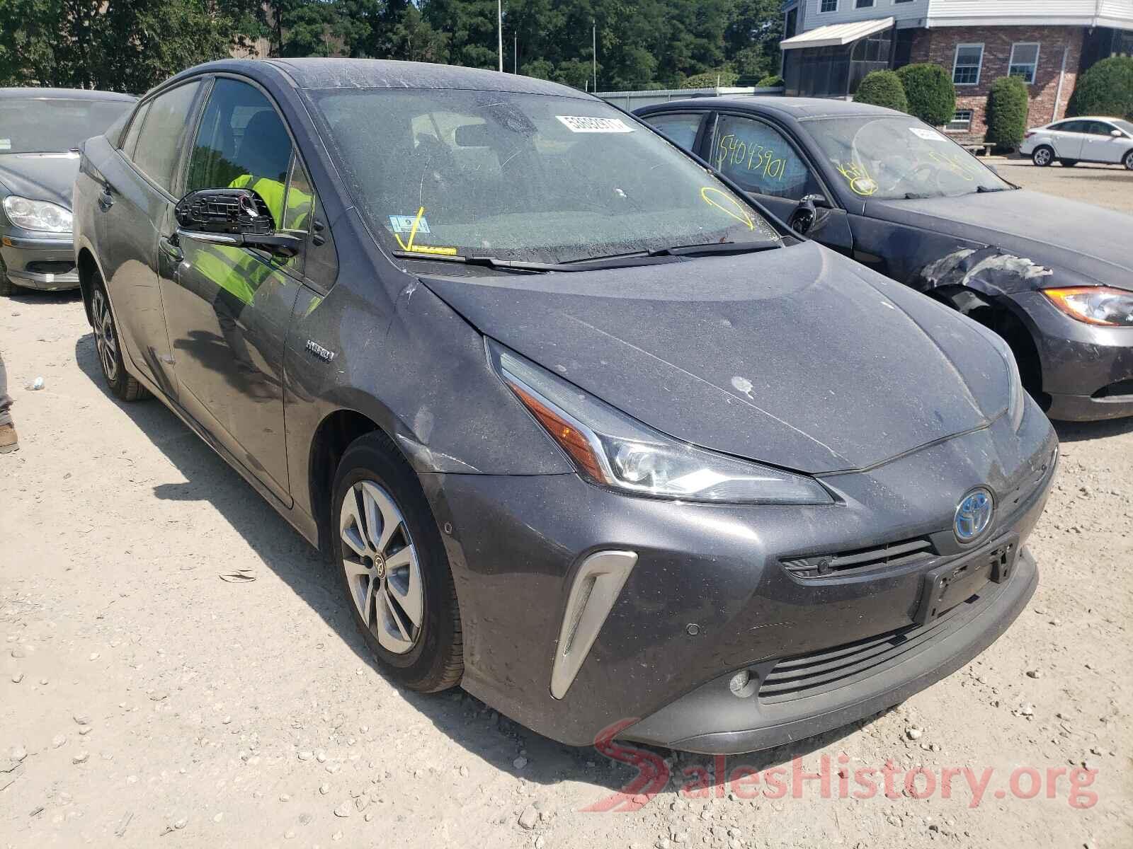 JTDL9RFU7K3007451 2019 TOYOTA PRIUS