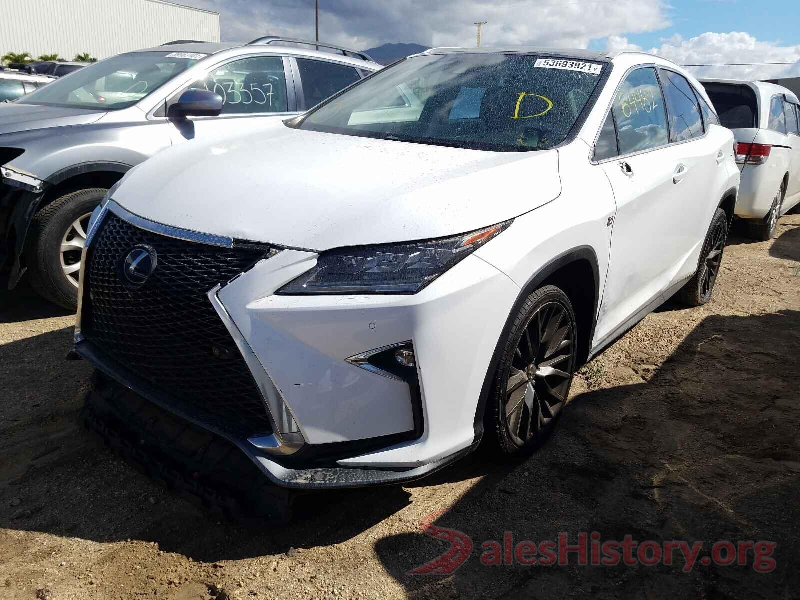 2T2BZMCA2GC003570 2016 LEXUS RX350