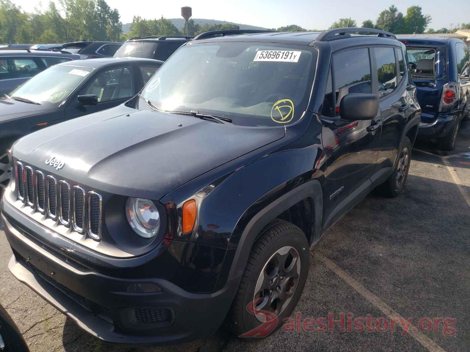 ZACCJBAT6GPE22969 2016 JEEP RENEGADE