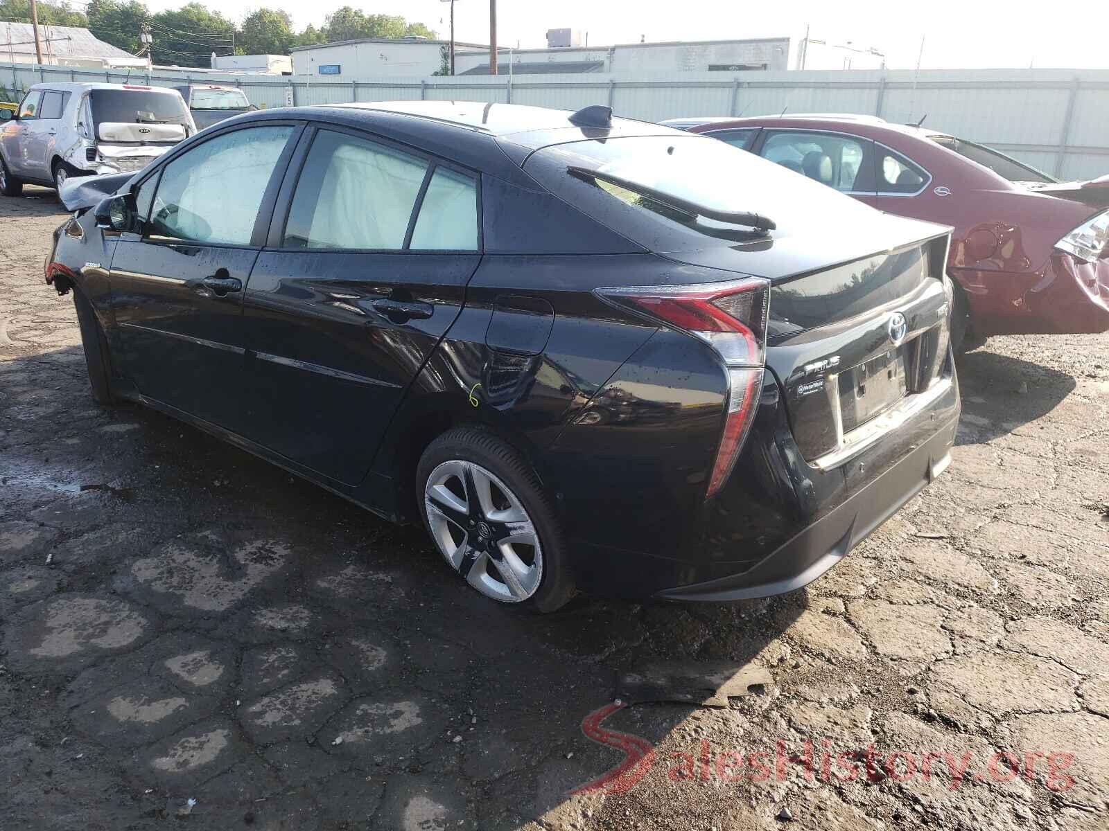 JTDKARFU0J3552263 2018 TOYOTA PRIUS