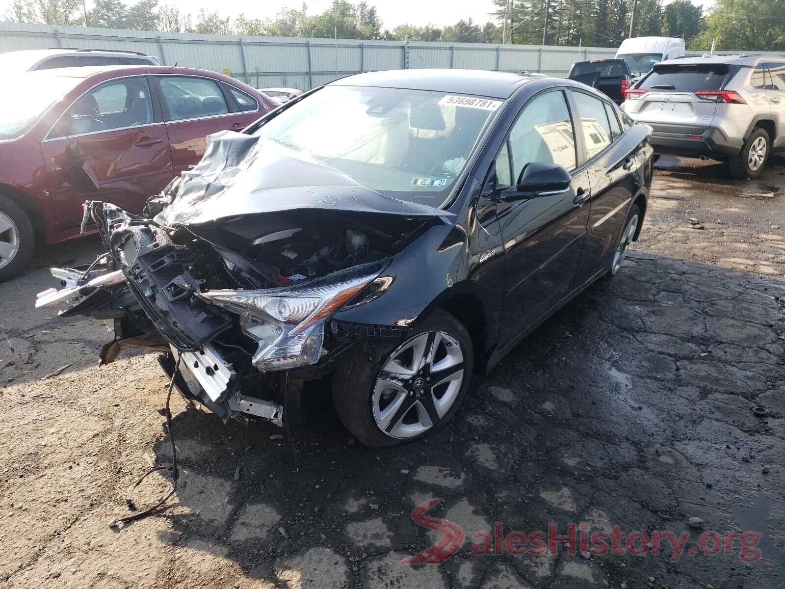 JTDKARFU0J3552263 2018 TOYOTA PRIUS