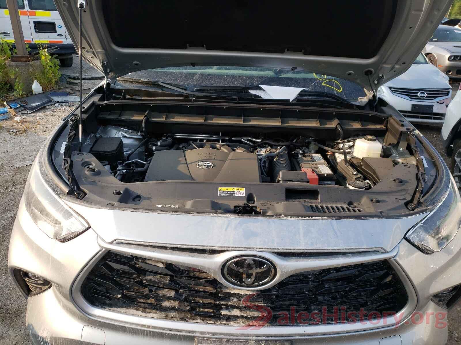 5TDHZRBH9MS535749 2021 TOYOTA HIGHLANDER