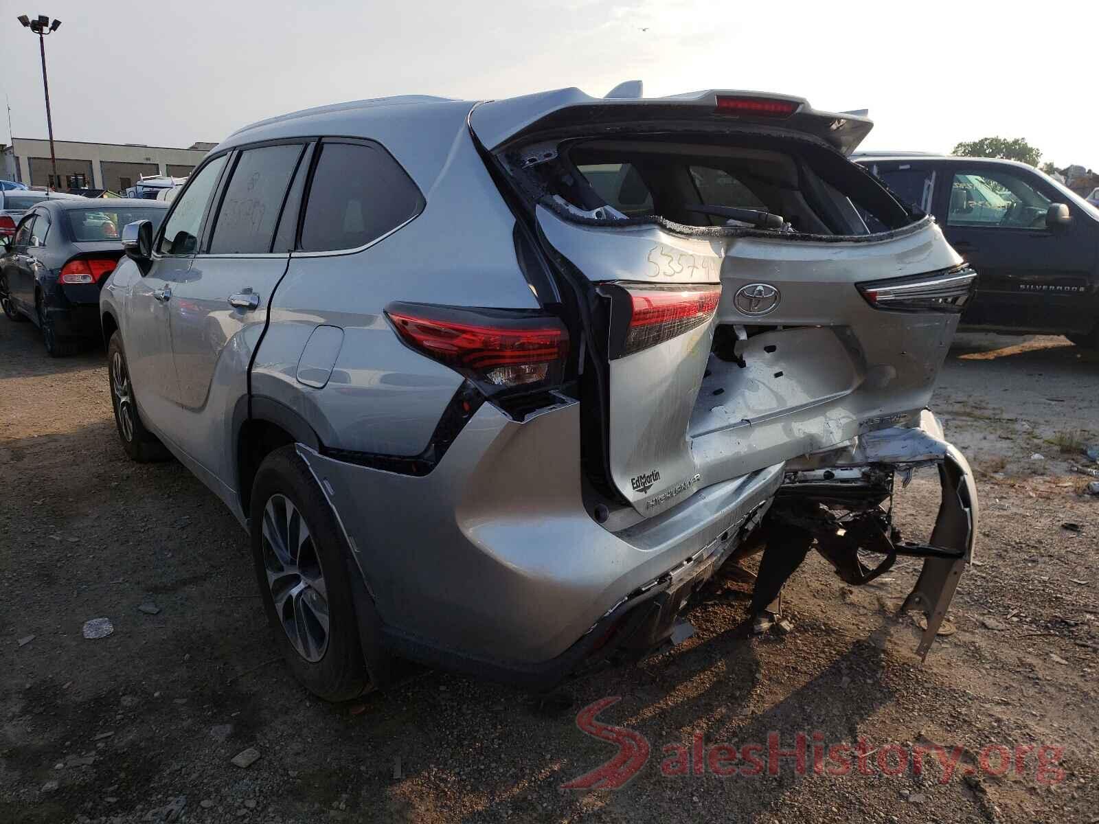 5TDHZRBH9MS535749 2021 TOYOTA HIGHLANDER