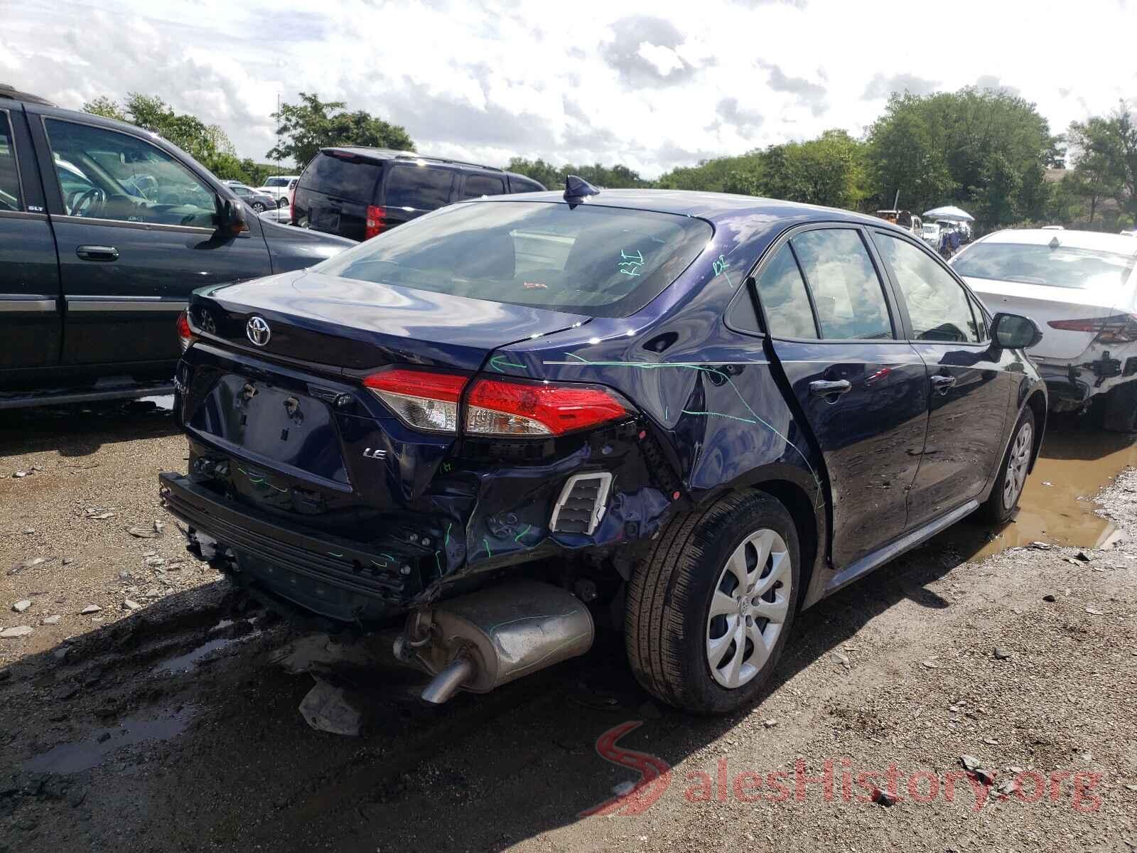 JTDEPRAEXLJ052167 2020 TOYOTA COROLLA