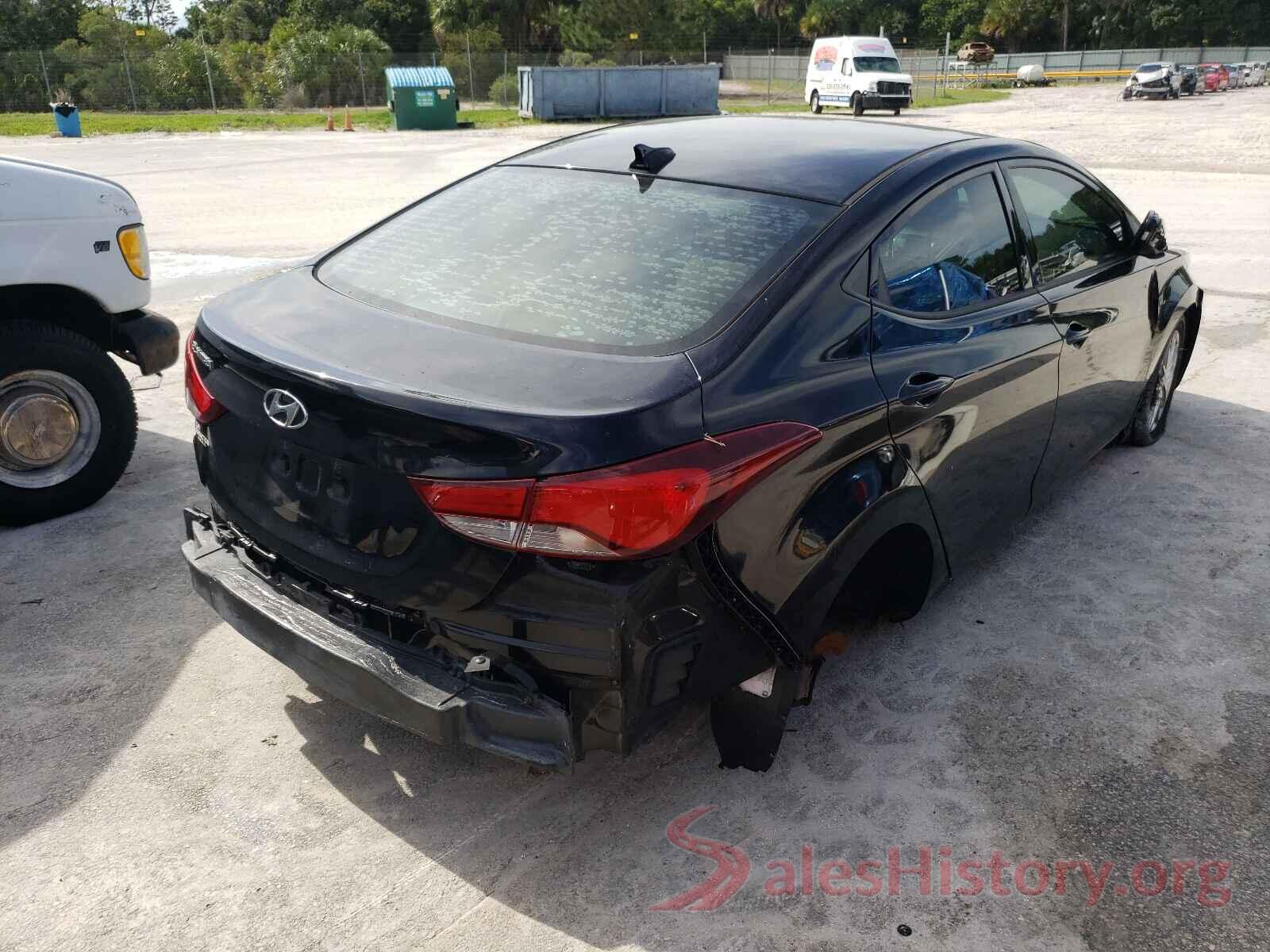 KMHDH4AE6GU607501 2016 HYUNDAI ELANTRA