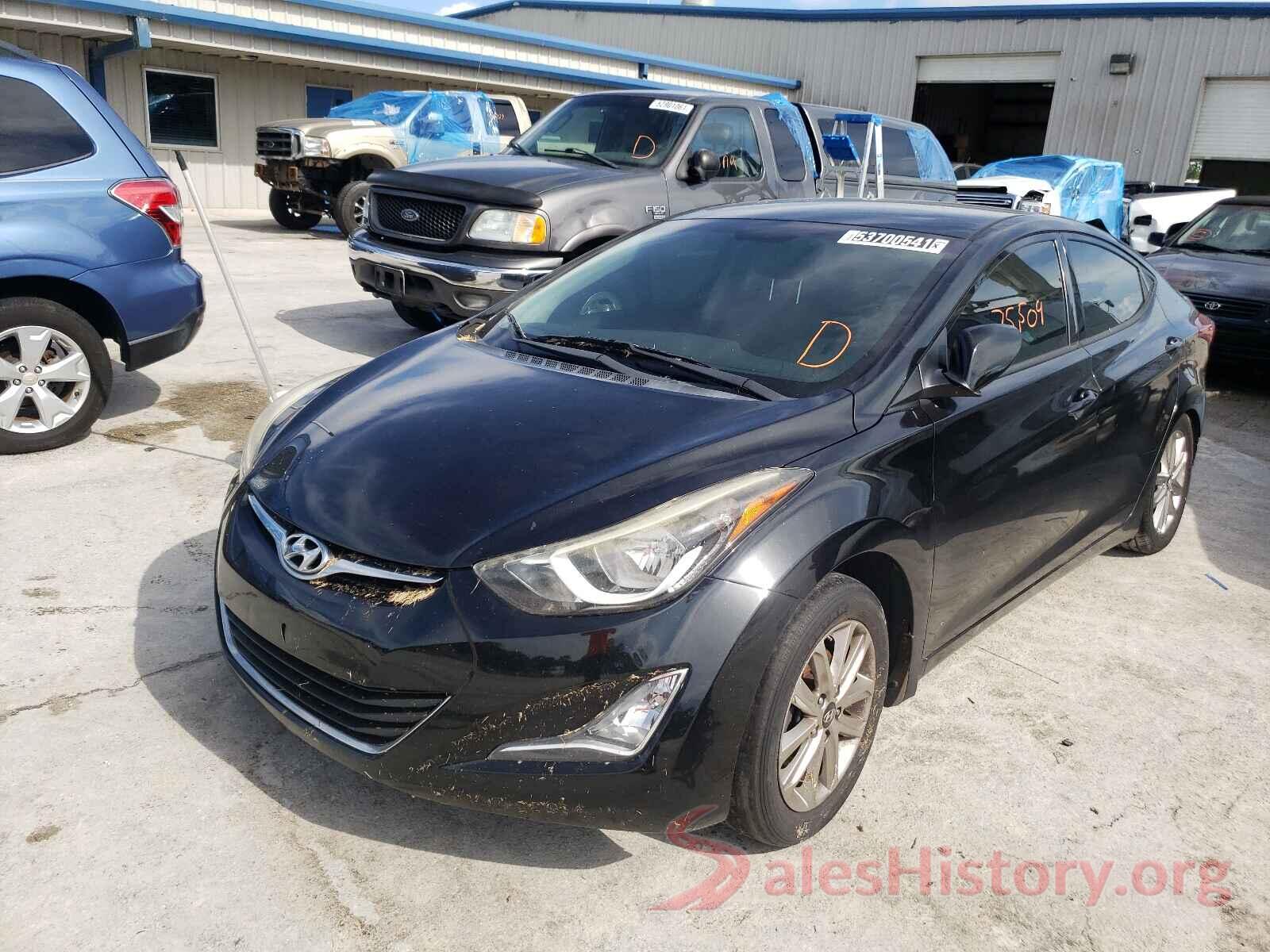 KMHDH4AE6GU607501 2016 HYUNDAI ELANTRA