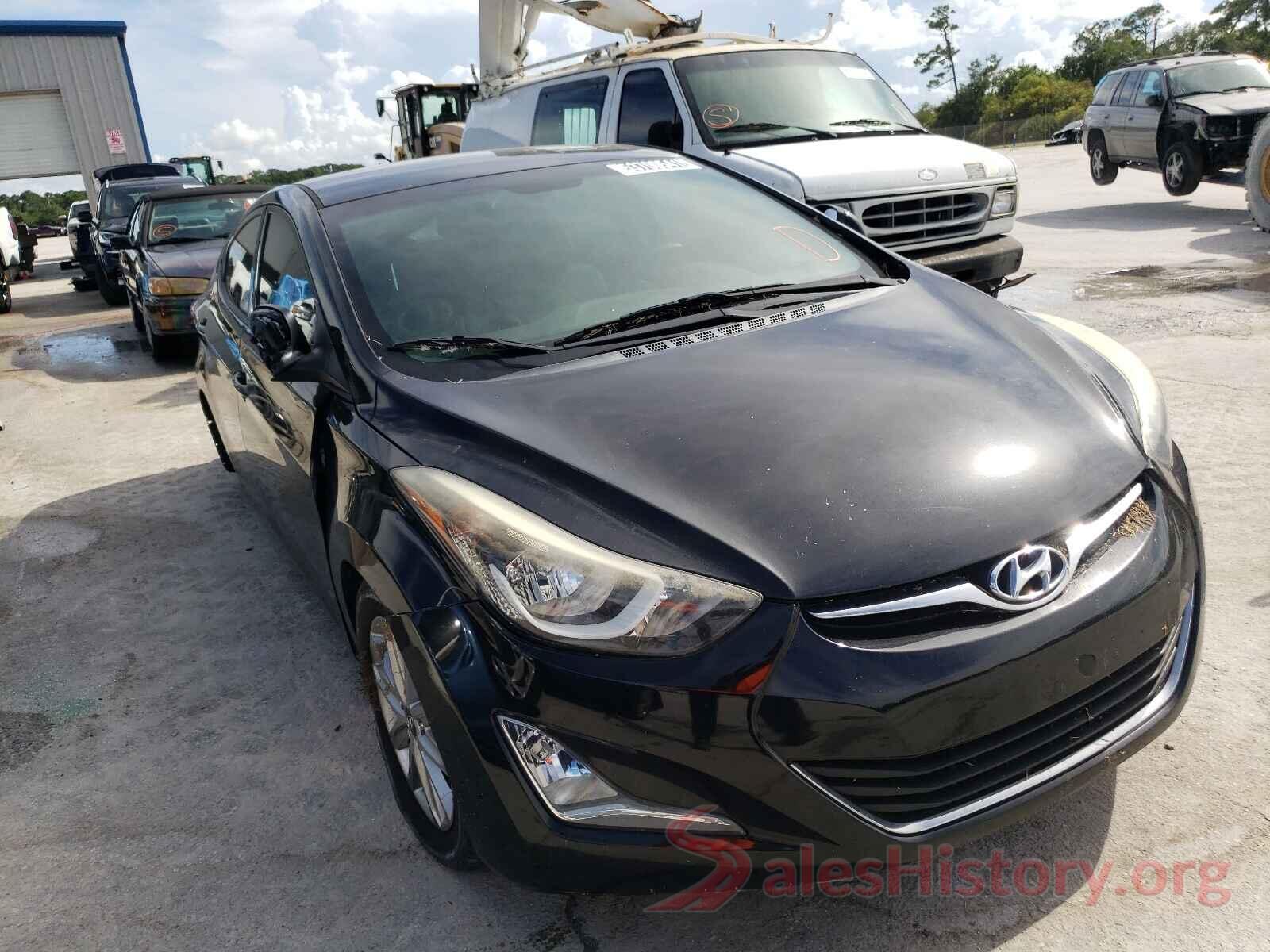 KMHDH4AE6GU607501 2016 HYUNDAI ELANTRA