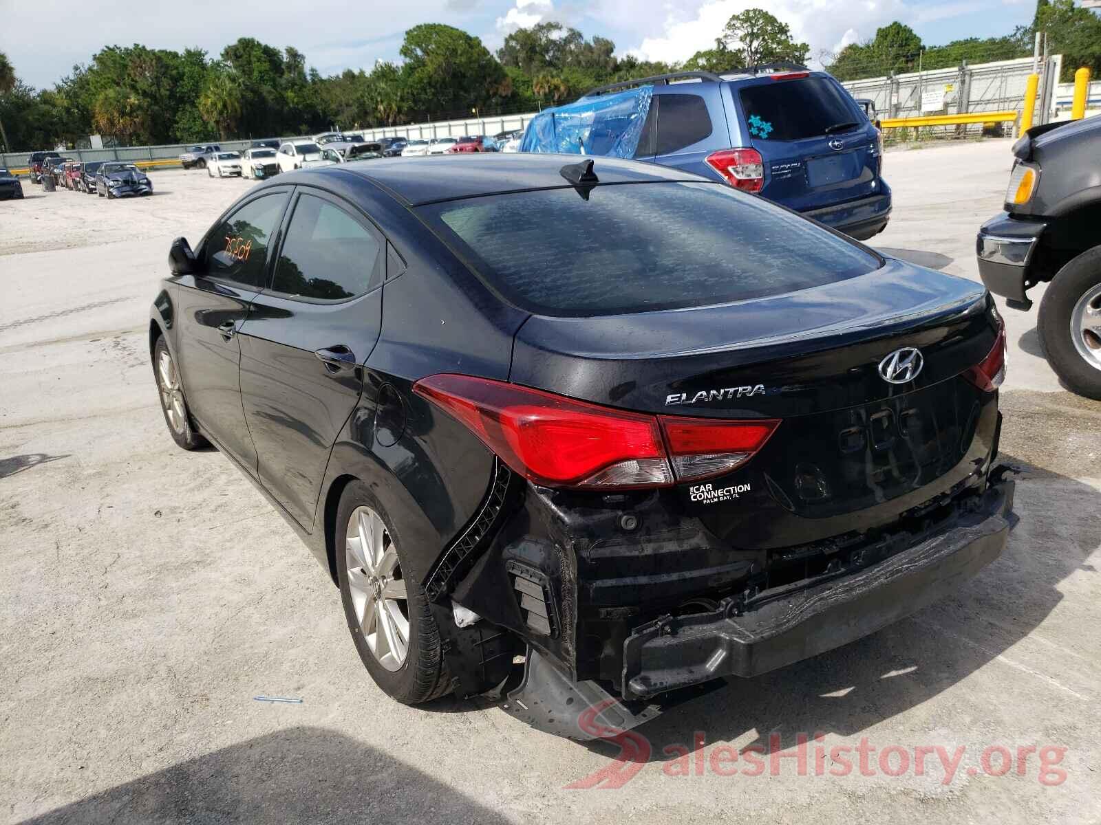 KMHDH4AE6GU607501 2016 HYUNDAI ELANTRA