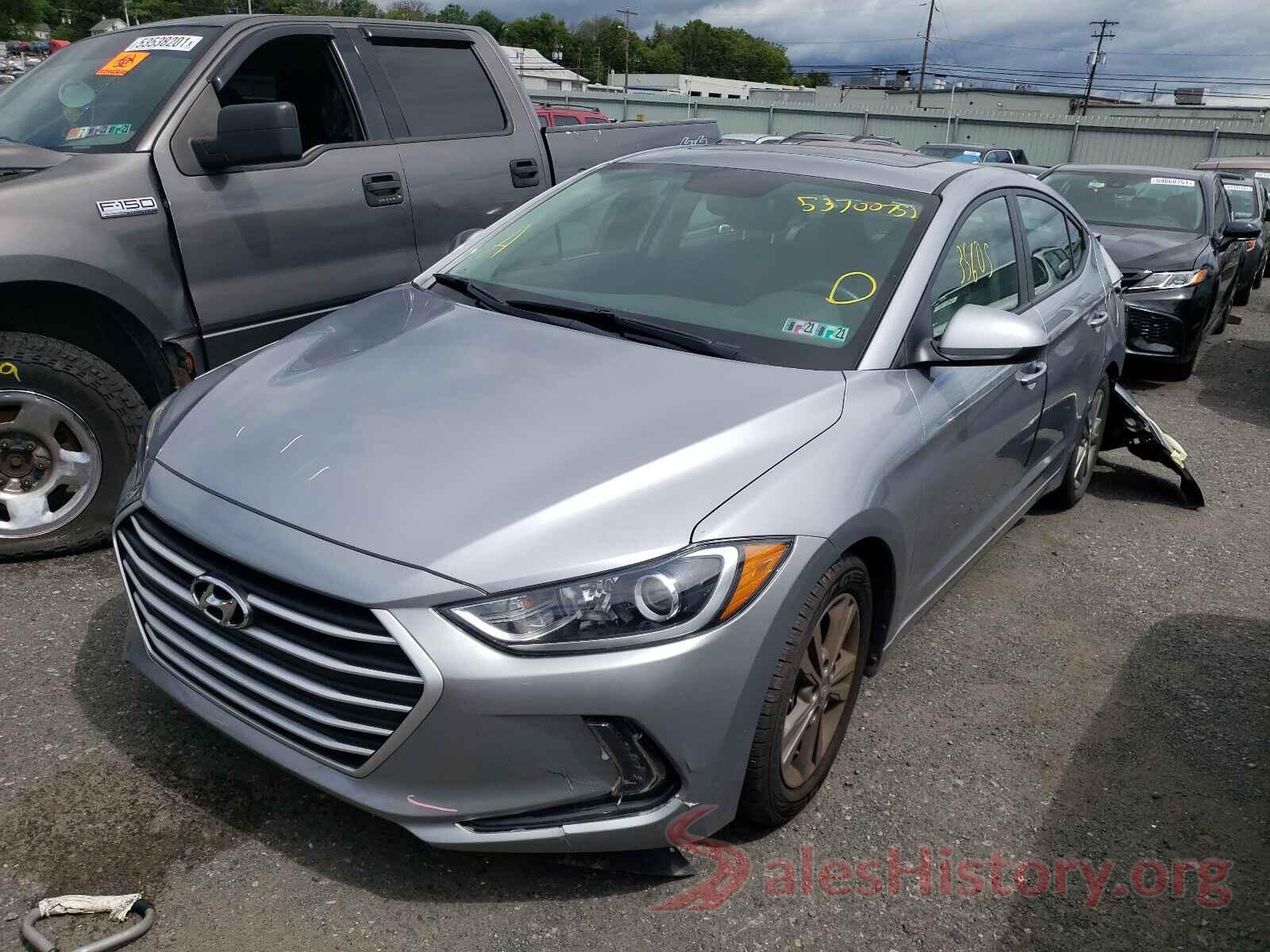 5NPD84LF2HH207618 2017 HYUNDAI ELANTRA