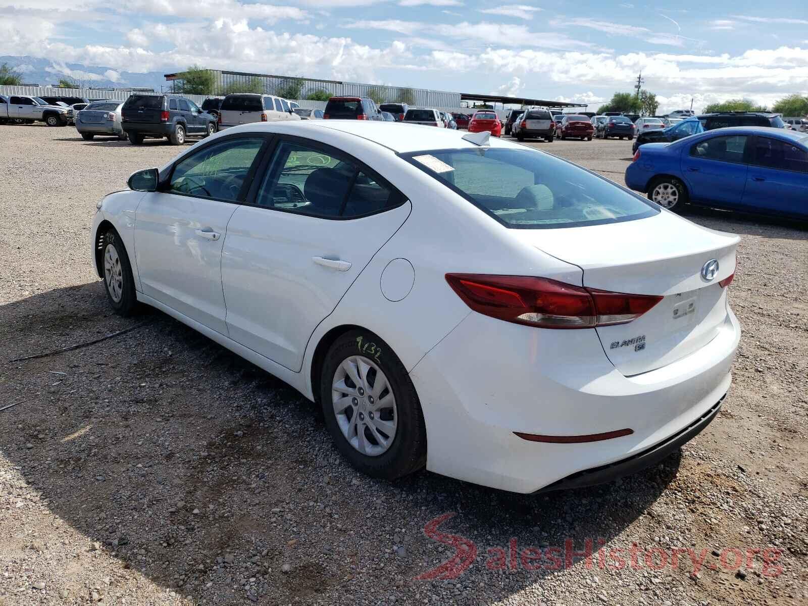 5NPD74LF3HH205671 2017 HYUNDAI ELANTRA