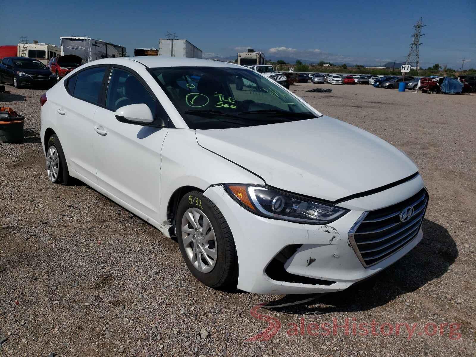 5NPD74LF3HH205671 2017 HYUNDAI ELANTRA