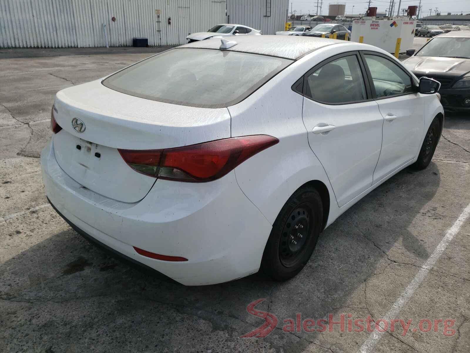 5NPDH4AEXGH691871 2016 HYUNDAI ELANTRA