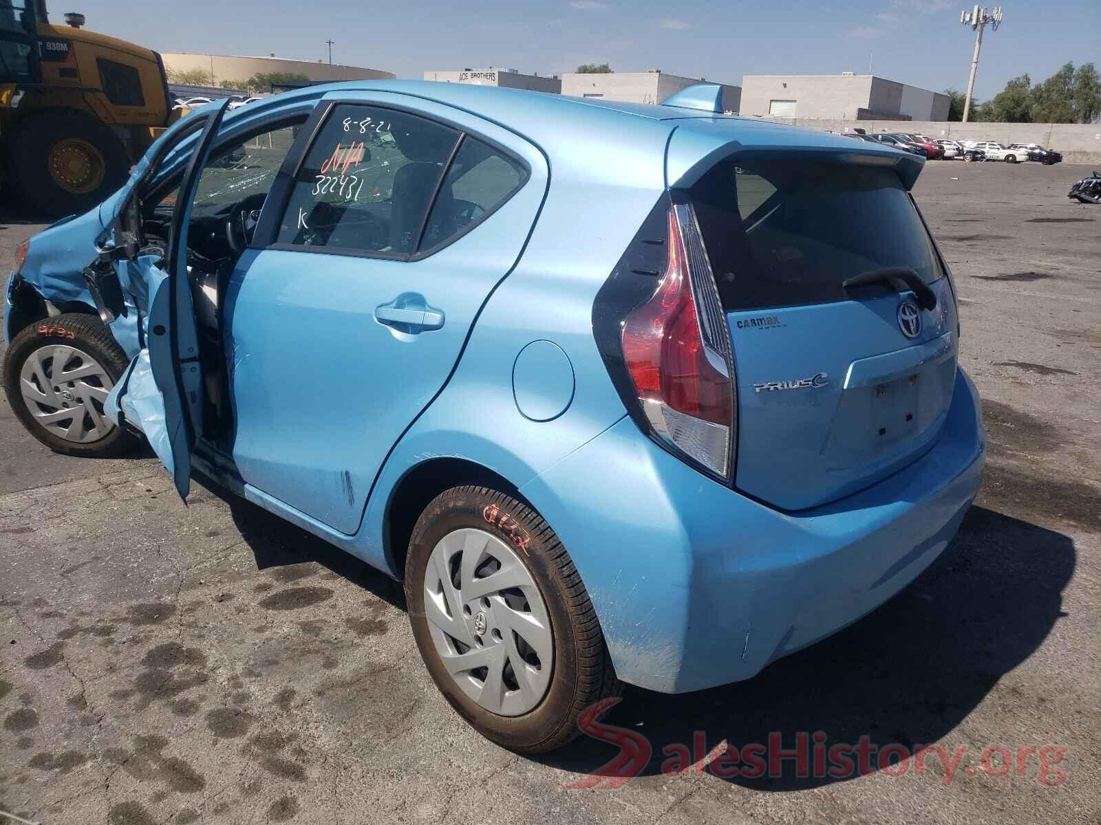 JTDKDTB32G1136947 2016 TOYOTA PRIUS