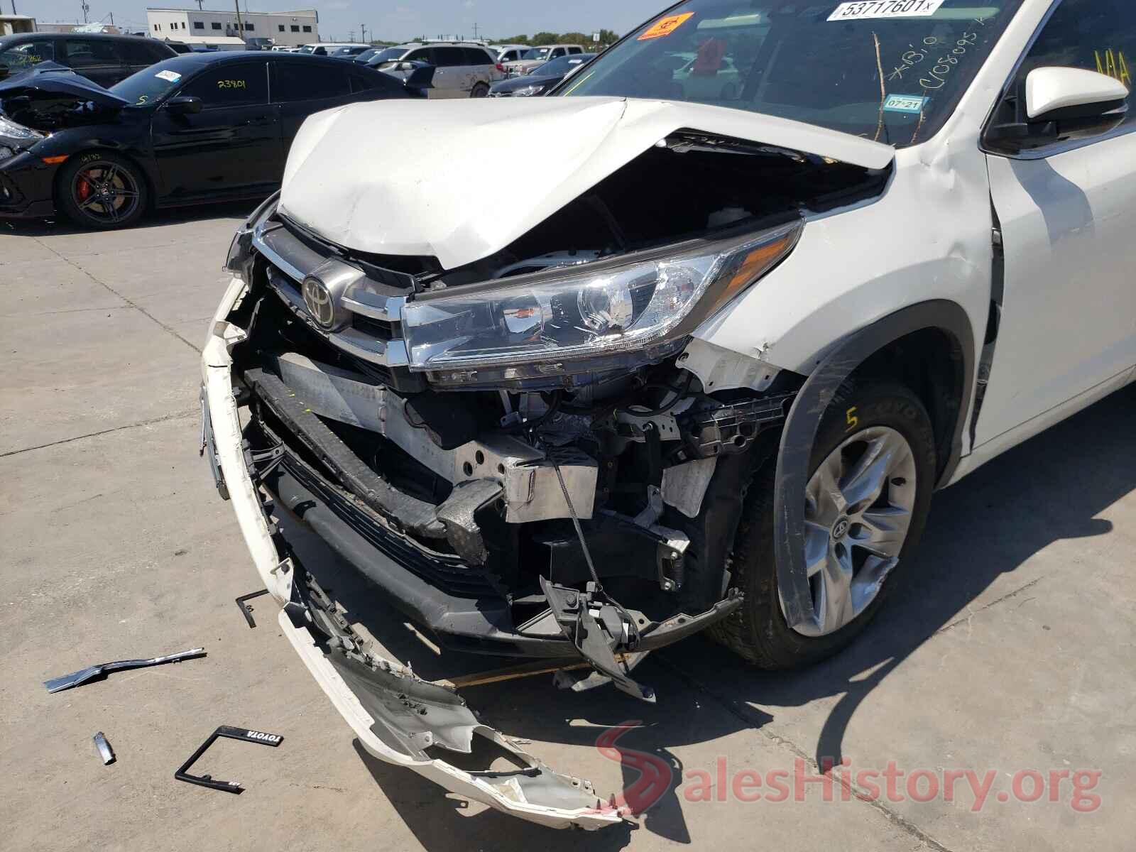 5TDYZRFHXHS221690 2017 TOYOTA HIGHLANDER