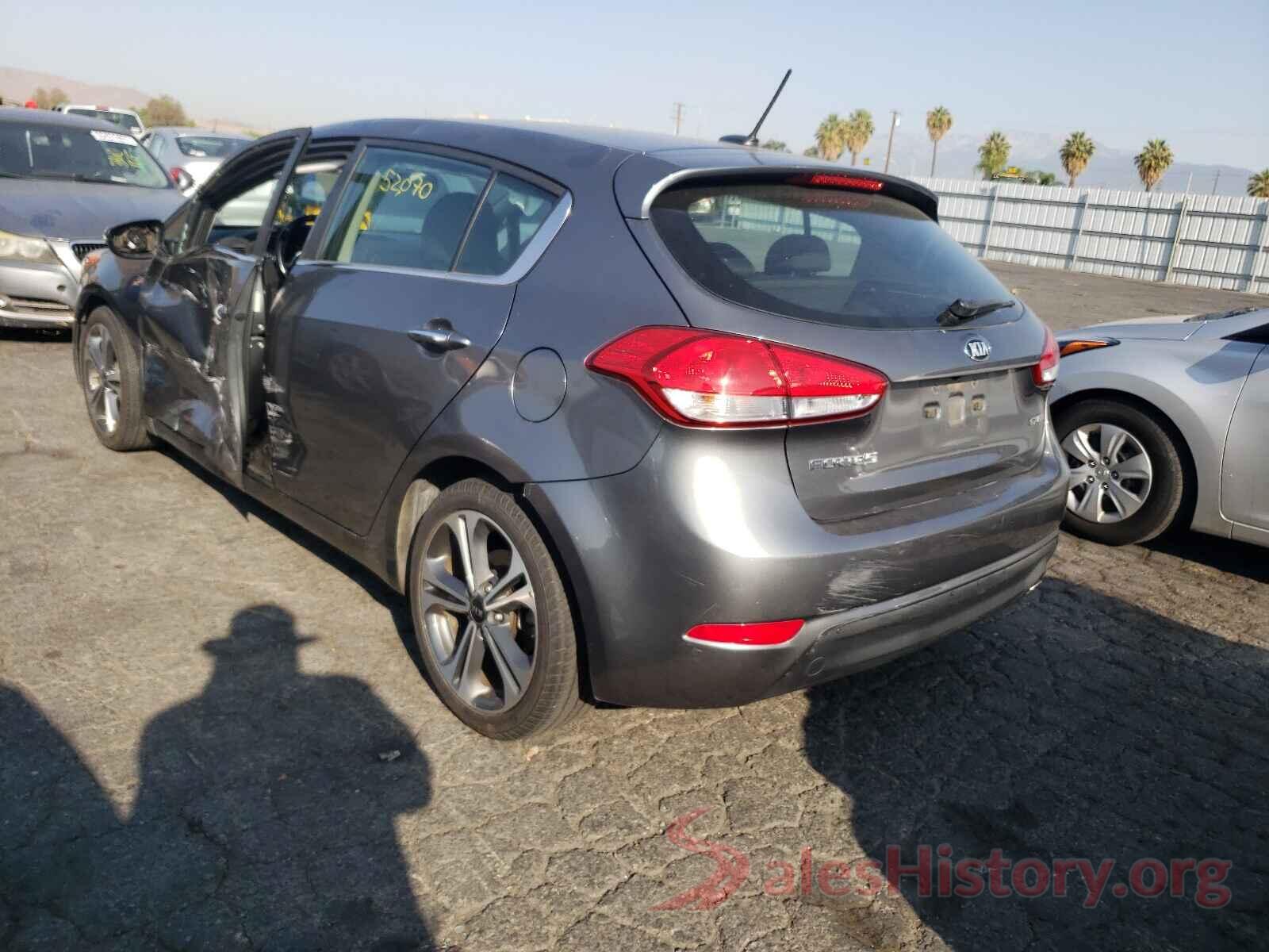 KNAFX5A89G5631153 2016 KIA FORTE