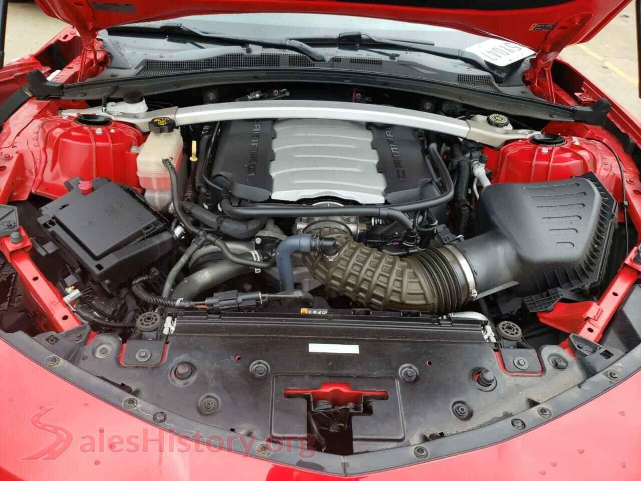 2016 CHEVROLET CAMARO VIN 1G1FH3D74G0167962, engine bay