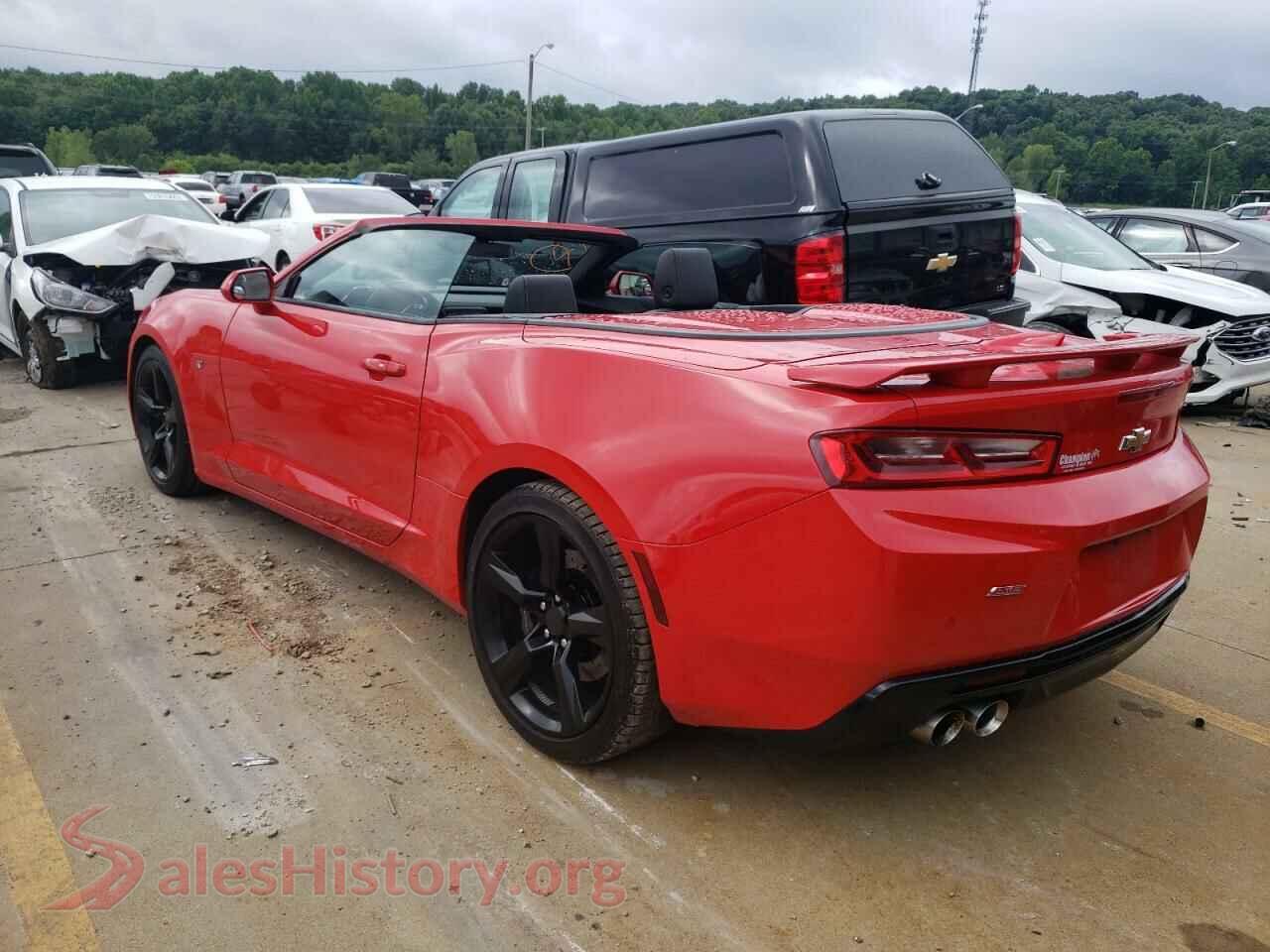 2016 CHEVROLET CAMARO VIN 1G1FH3D74G0167962, right side view