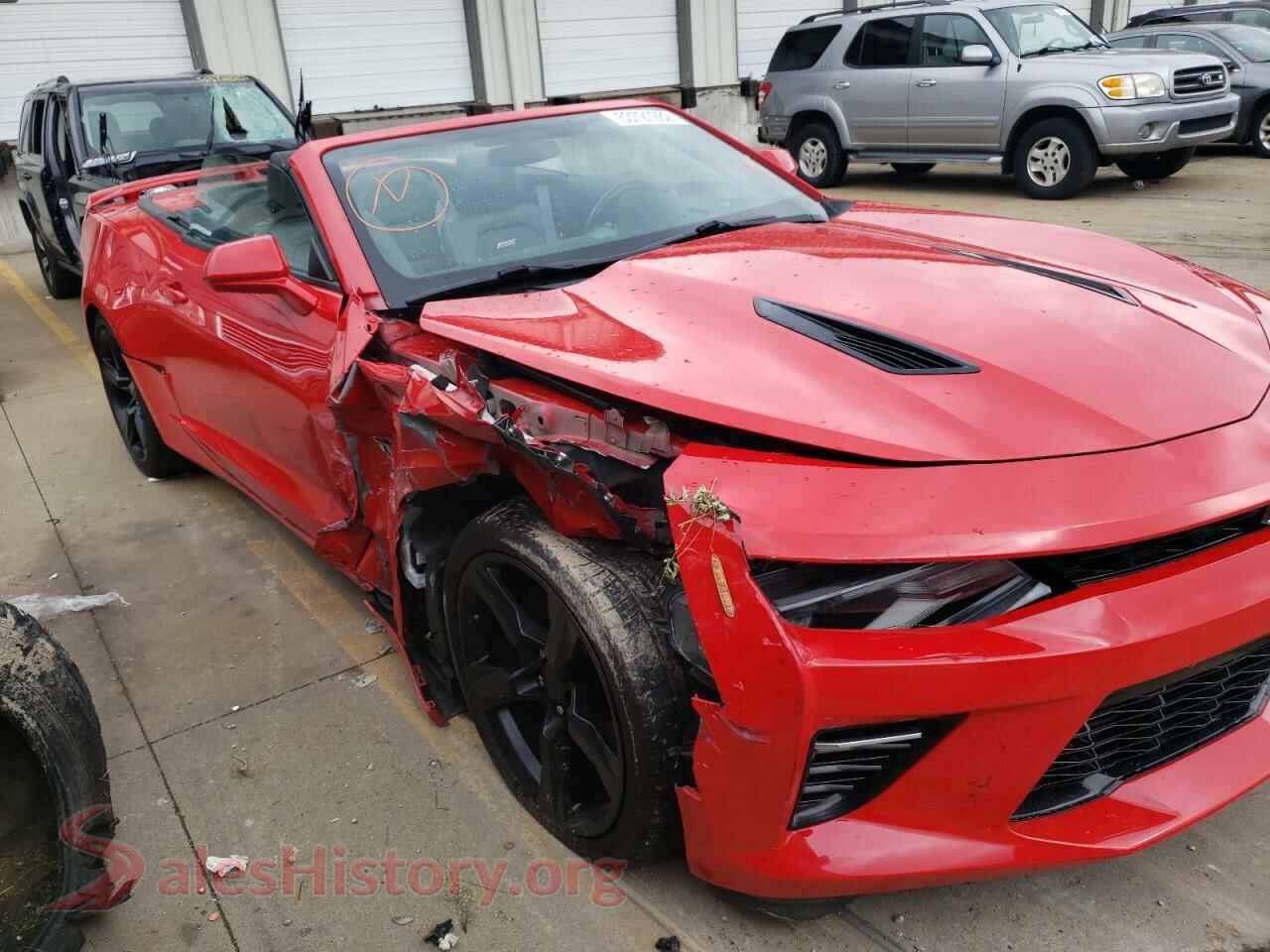 2016 CHEVROLET CAMARO VIN 1G1FH3D74G0167962, interior center console
