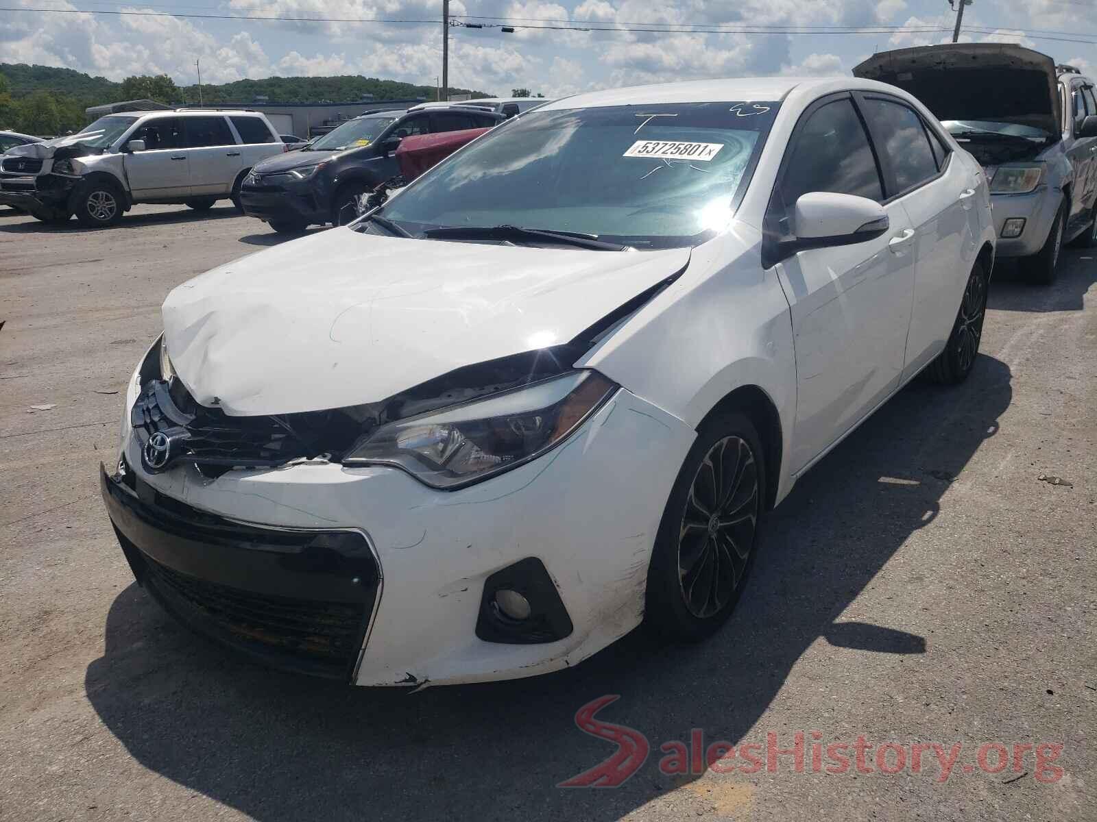 5YFBURHE8GP412863 2016 TOYOTA COROLLA