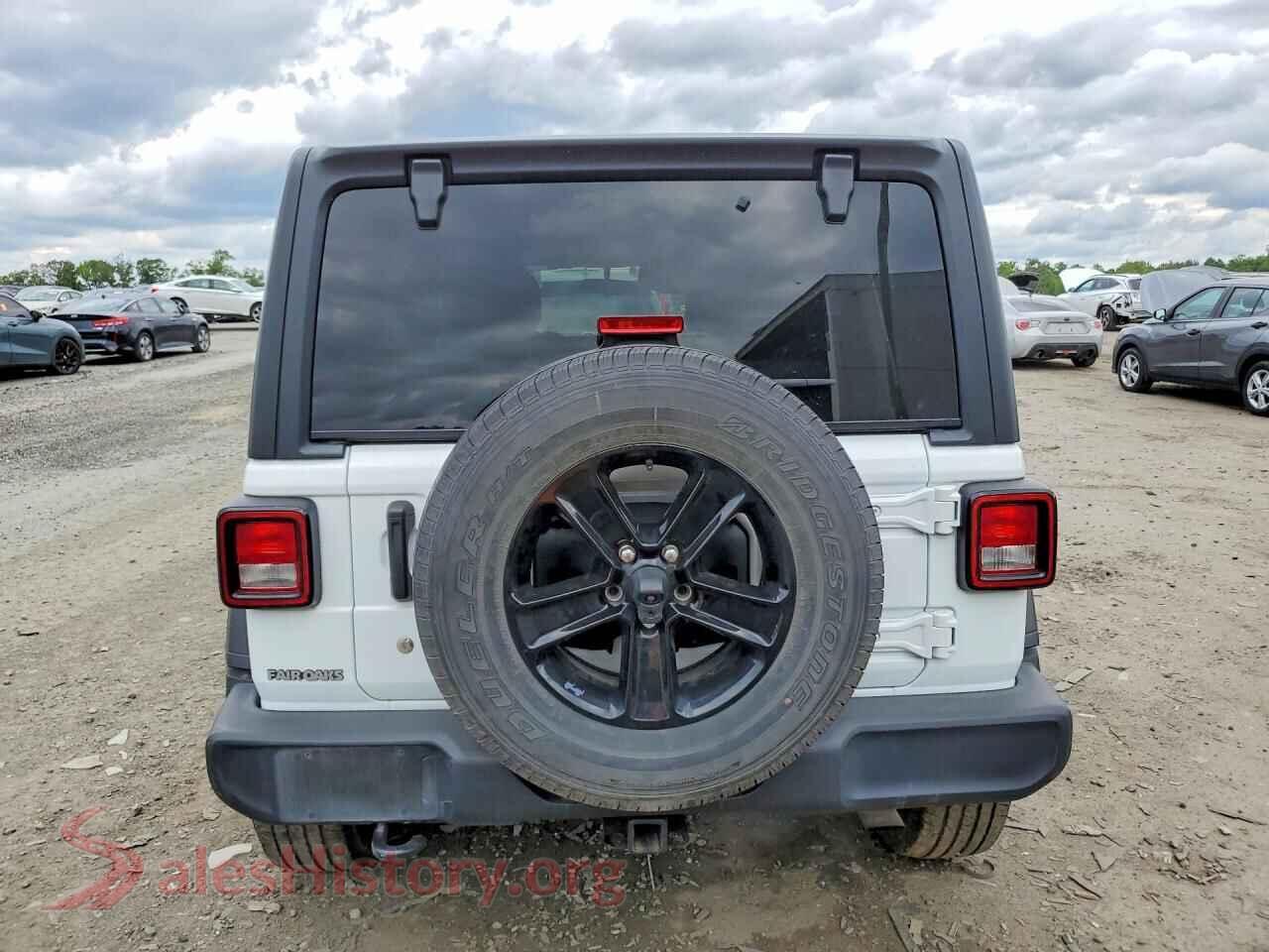 2019 JEEP WRANGLER VIN 1C4HJXDN5KW638999, left side view