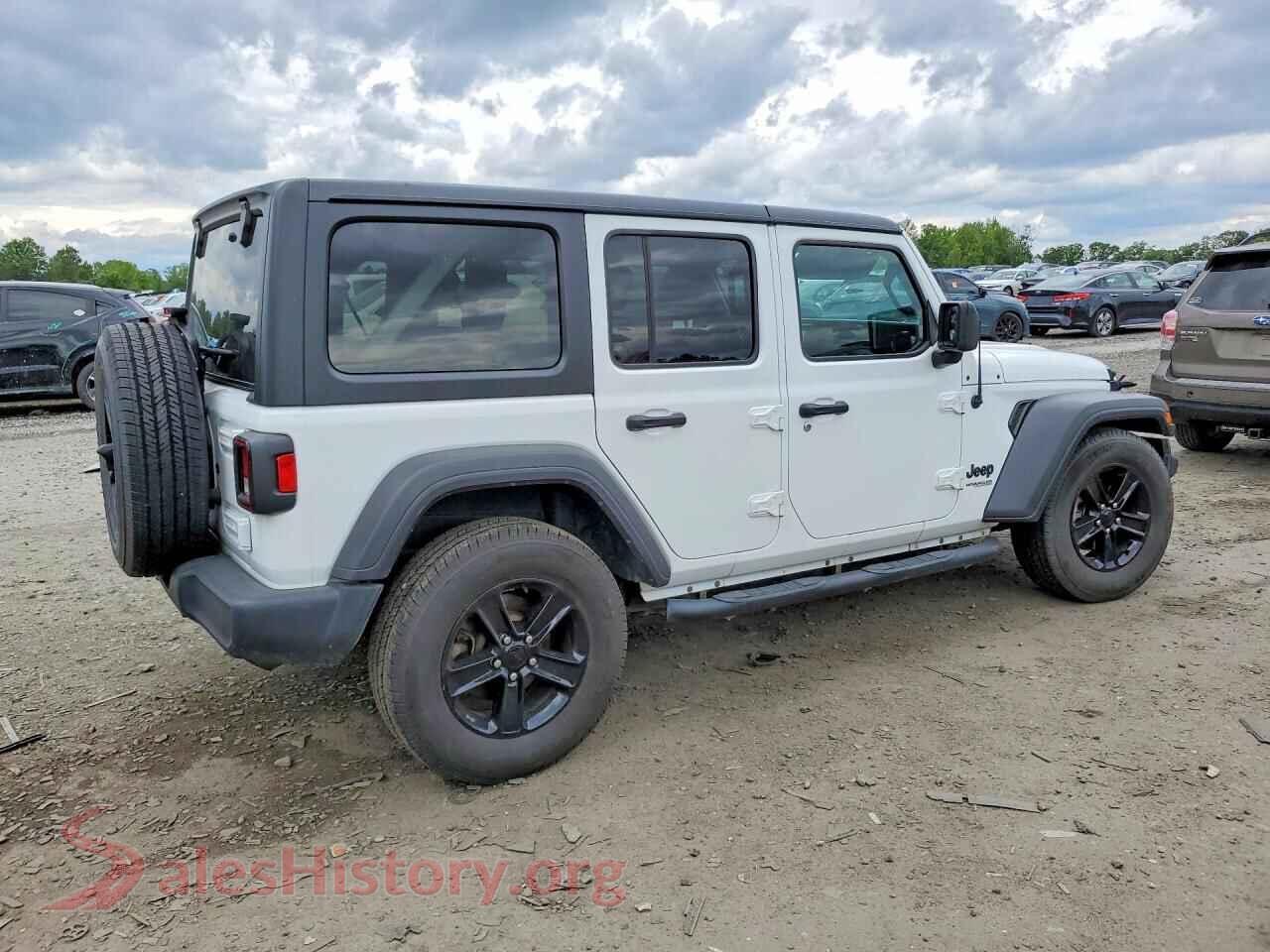 2019 JEEP WRANGLER VIN 1C4HJXDN5KW638999, right side view