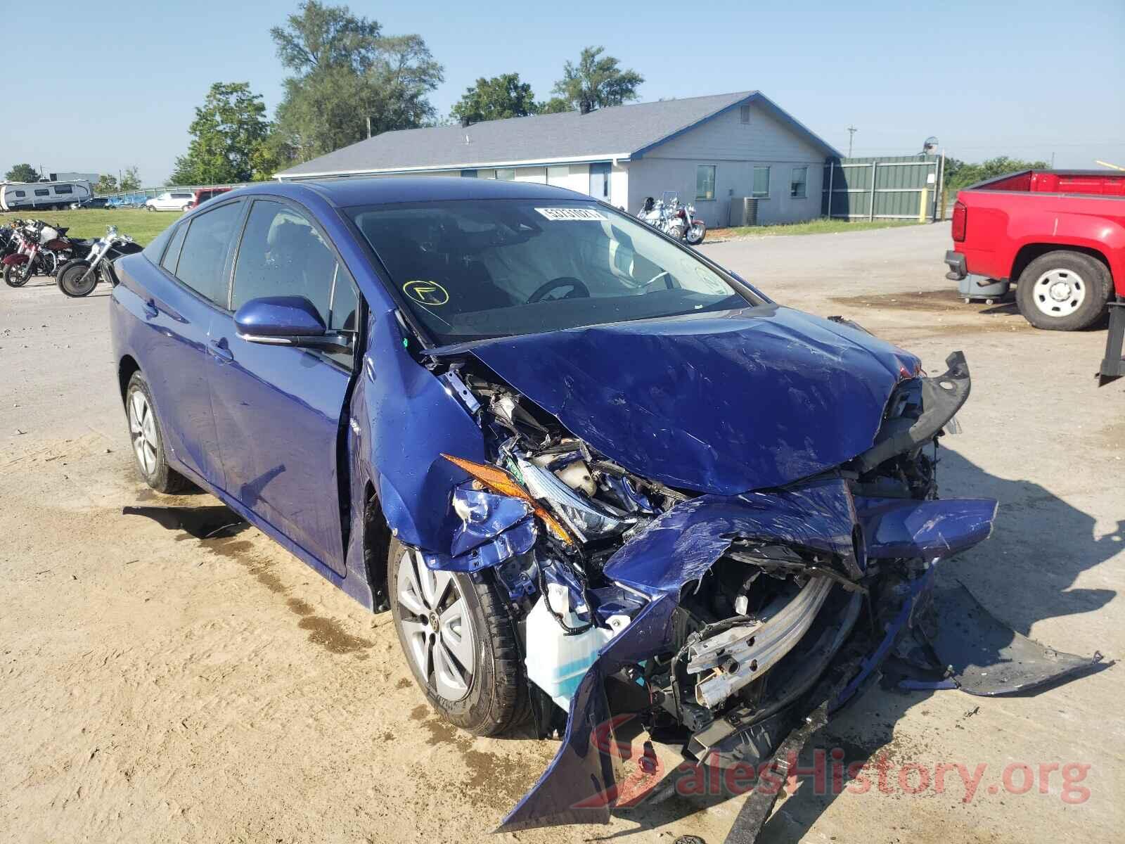 JTDKBRFU7J3603996 2018 TOYOTA PRIUS