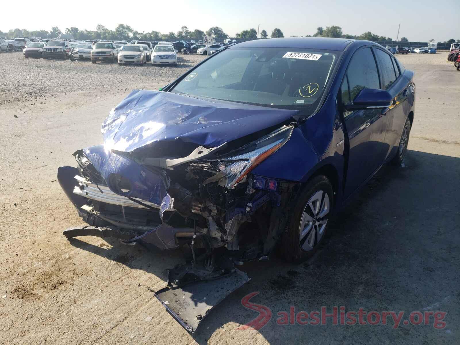 JTDKBRFU7J3603996 2018 TOYOTA PRIUS