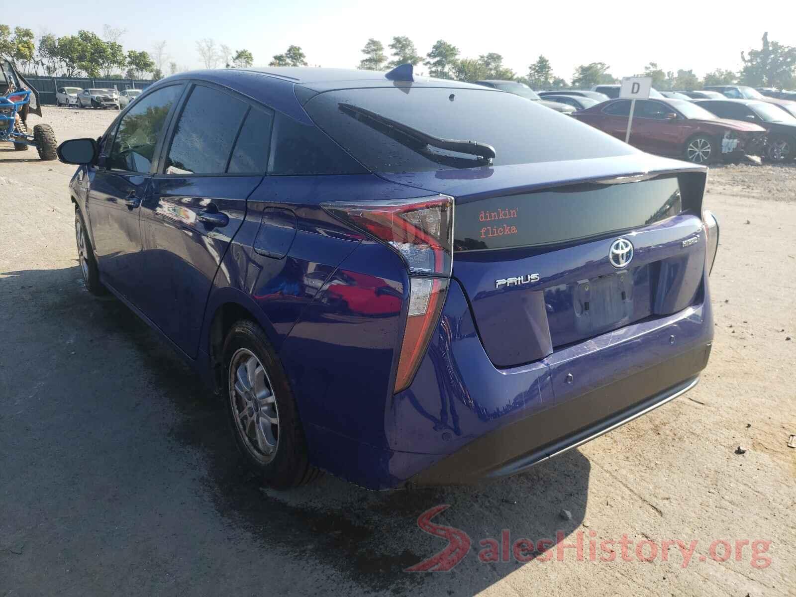 JTDKBRFU7J3603996 2018 TOYOTA PRIUS