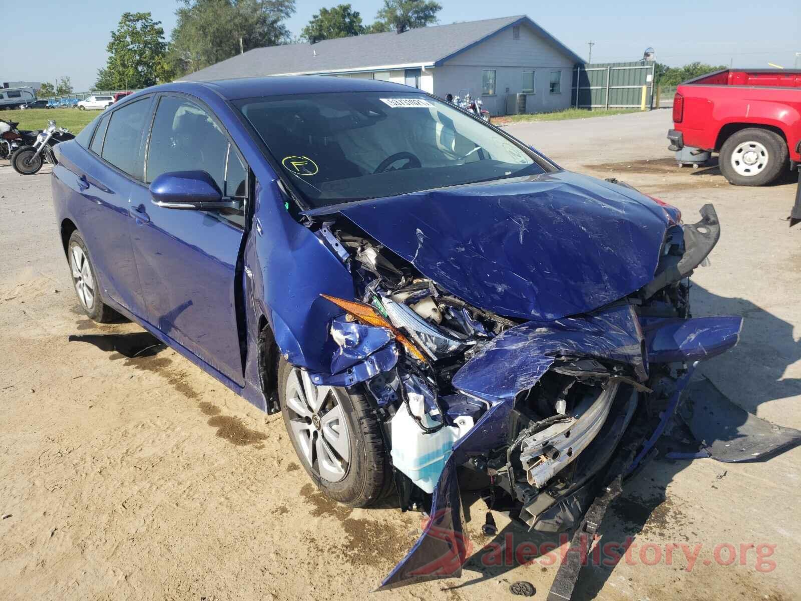 JTDKBRFU7J3603996 2018 TOYOTA PRIUS