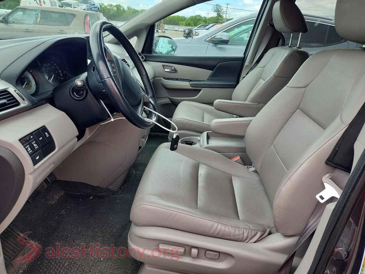 2017 HONDA ODYSSEY VIN 5FNRL5H62HB014676, engine bay