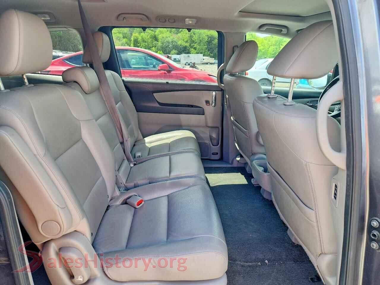 2017 HONDA ODYSSEY VIN 5FNRL5H62HB014676, VIN plate