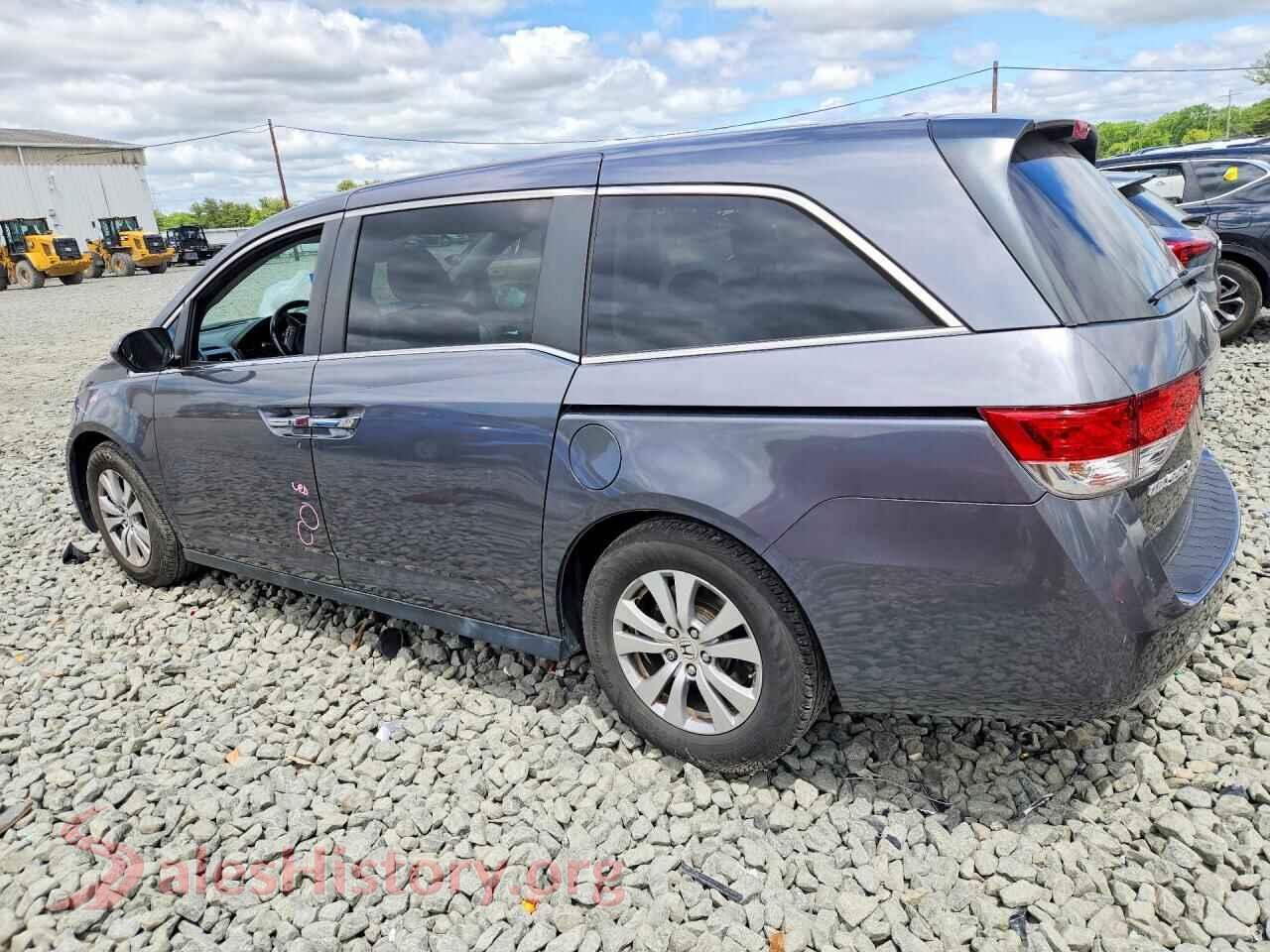 2017 HONDA ODYSSEY VIN 5FNRL5H62HB014676, front view