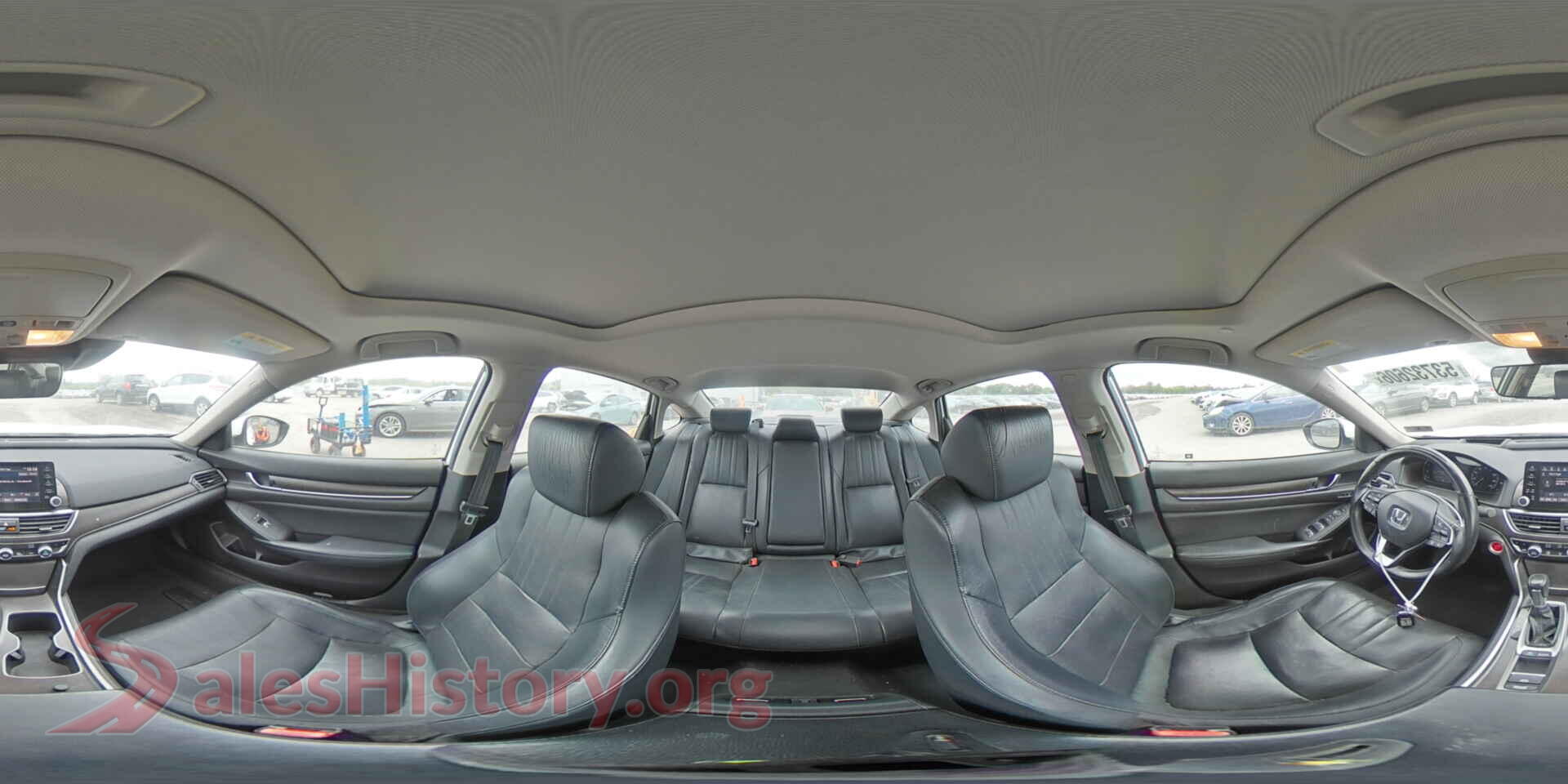 2018 HONDA ACCORD VIN 1HGCV1F96JA005677, damage close-up