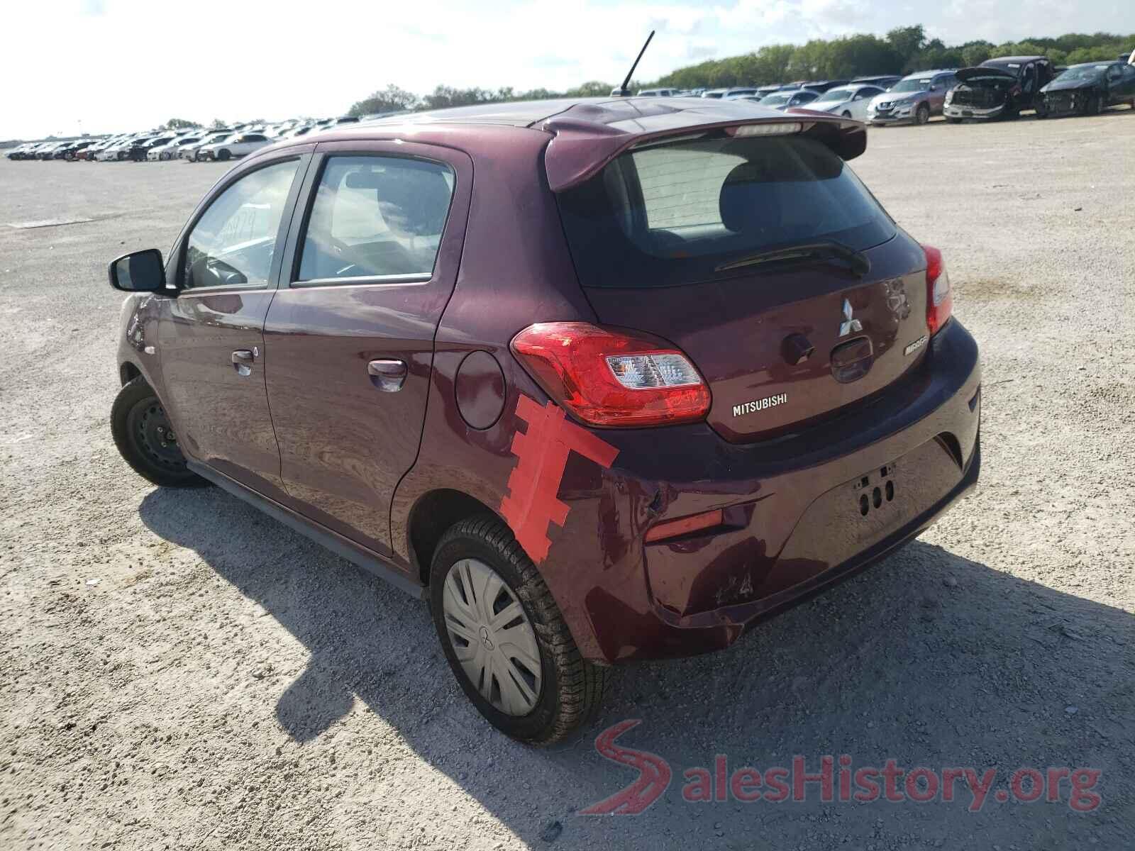 ML32A3HJ9KH014846 2019 MITSUBISHI MIRAGE