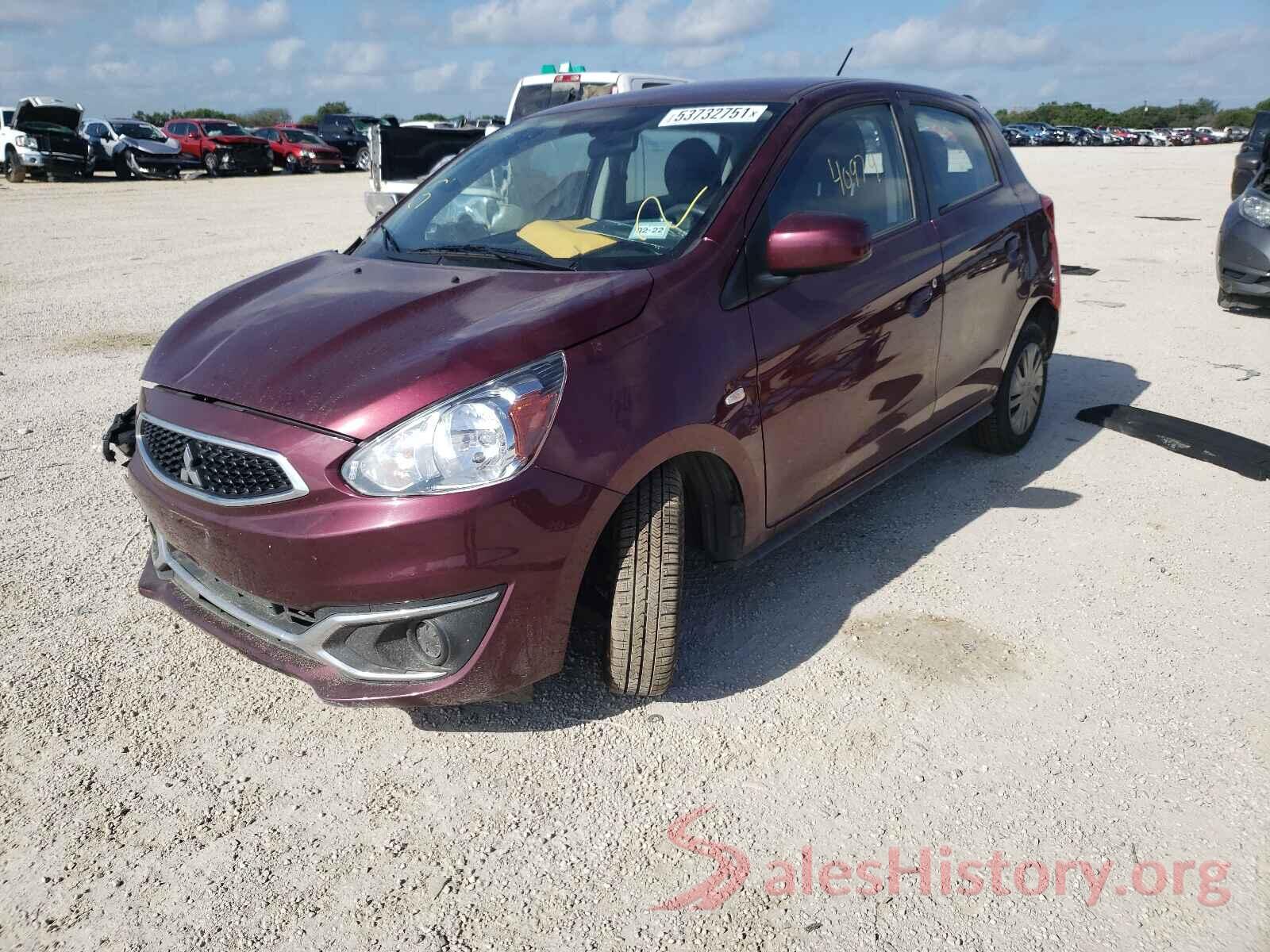 ML32A3HJ9KH014846 2019 MITSUBISHI MIRAGE