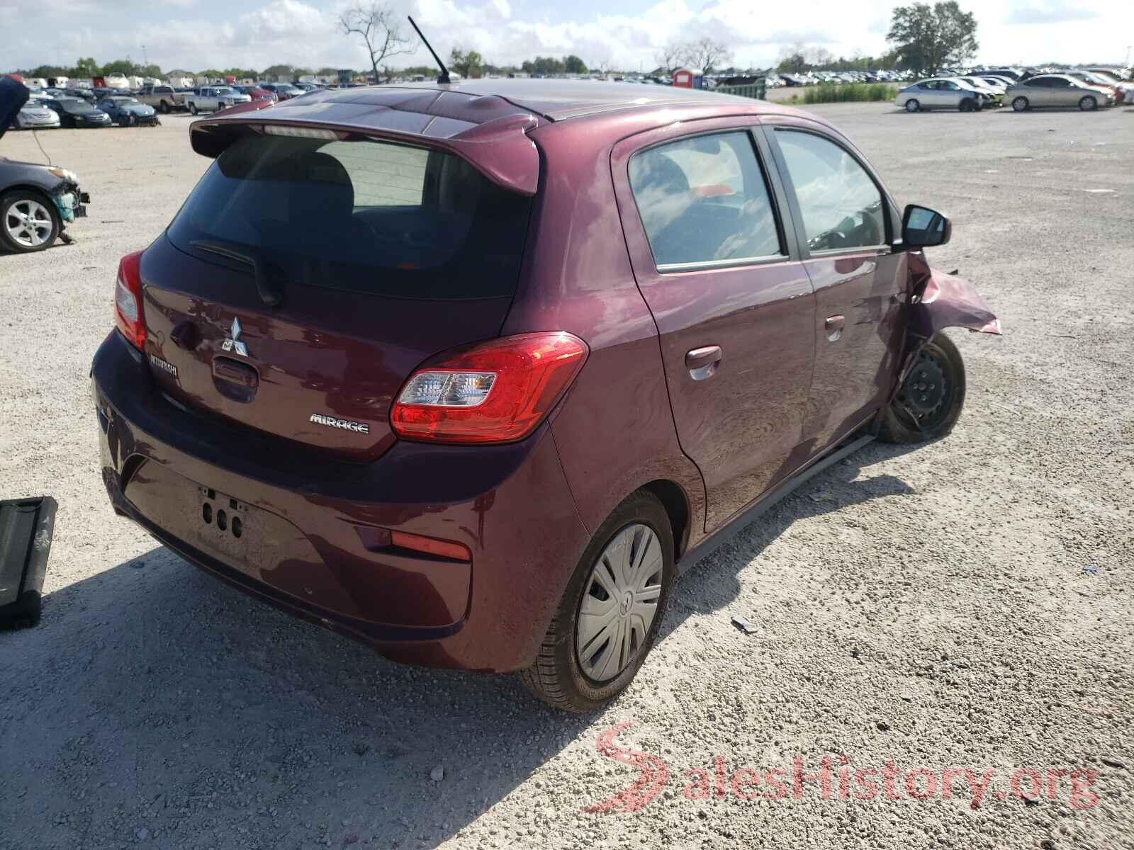 ML32A3HJ9KH014846 2019 MITSUBISHI MIRAGE