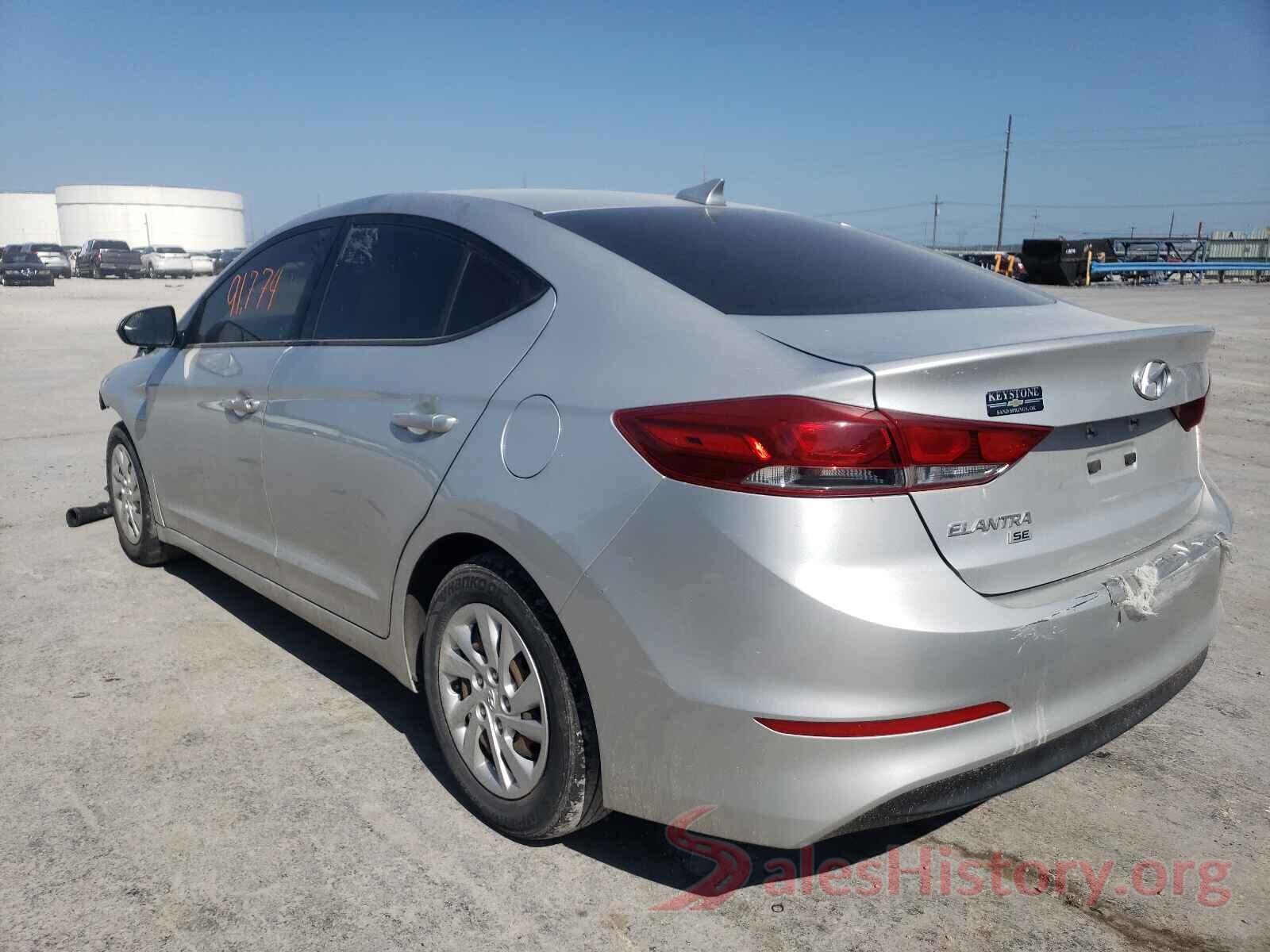 5NPD74LF1HH146376 2017 HYUNDAI ELANTRA