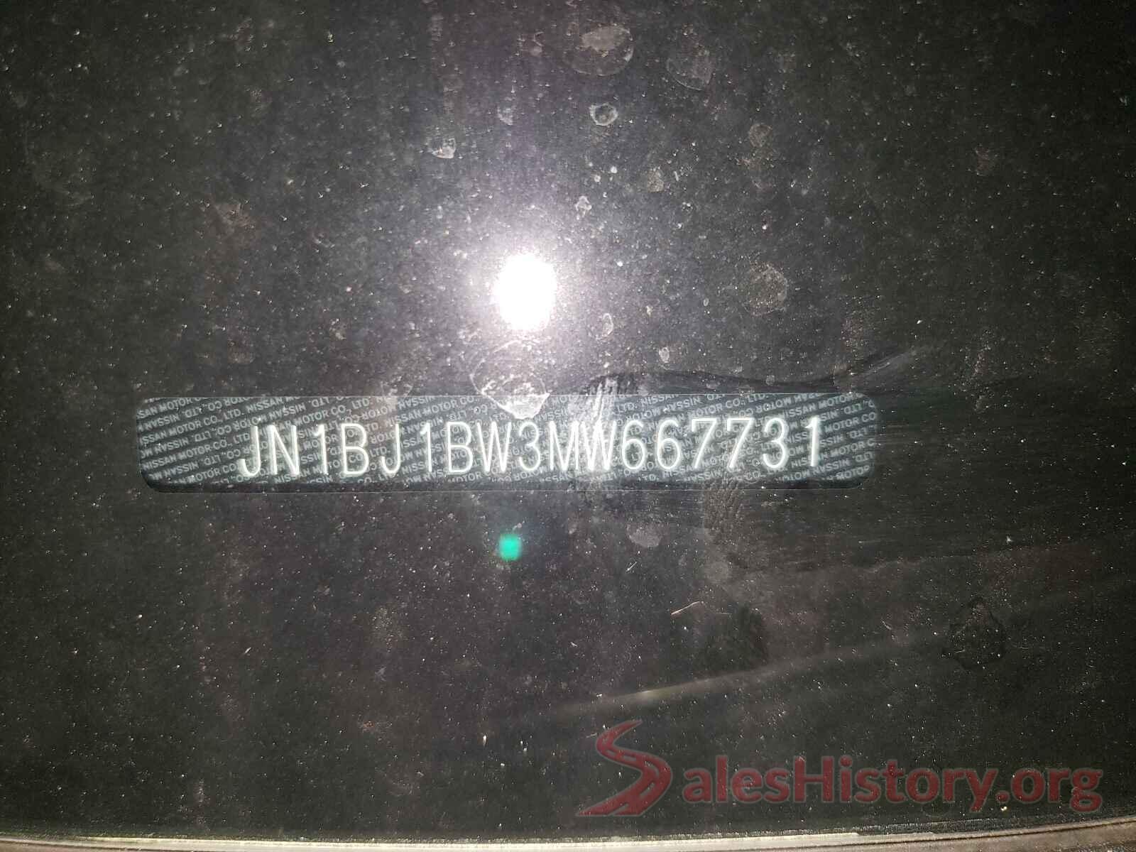 JN1BJ1BW3MW667731 2021 NISSAN ROGUE