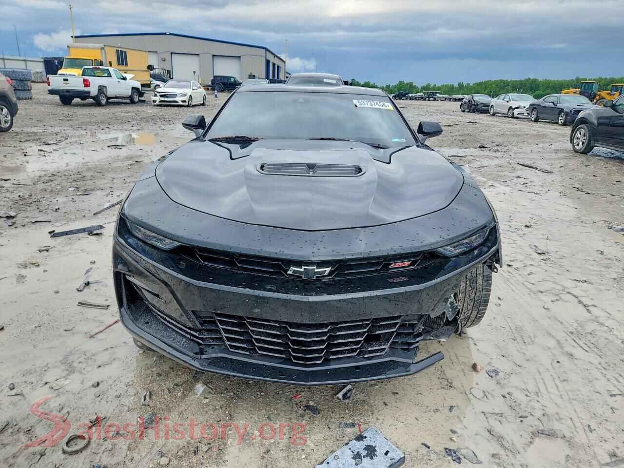 2022 CHEVROLET CAMARO VIN 1G1FH1R77N0100315, rear view