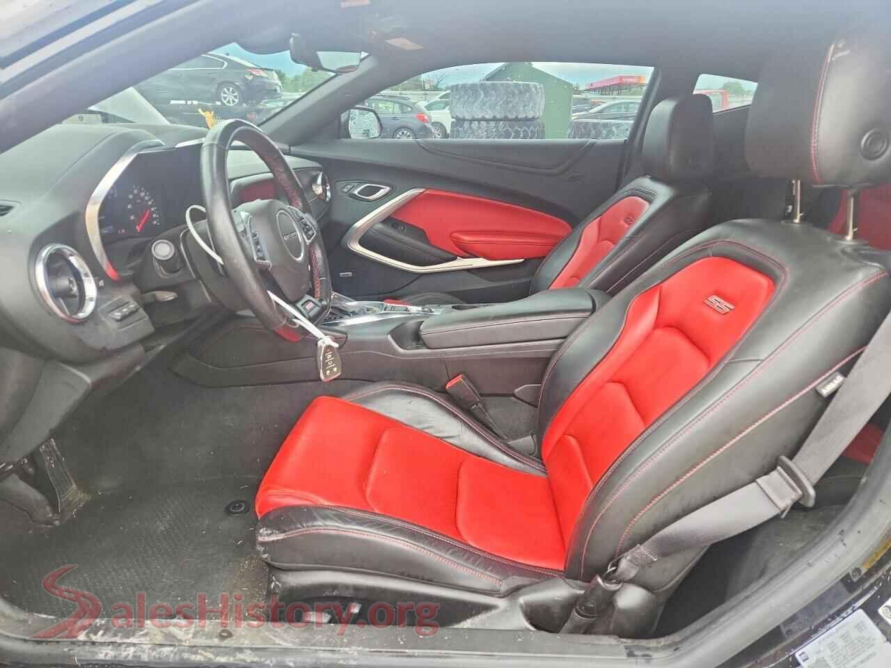 2022 CHEVROLET CAMARO VIN 1G1FH1R77N0100315, engine bay