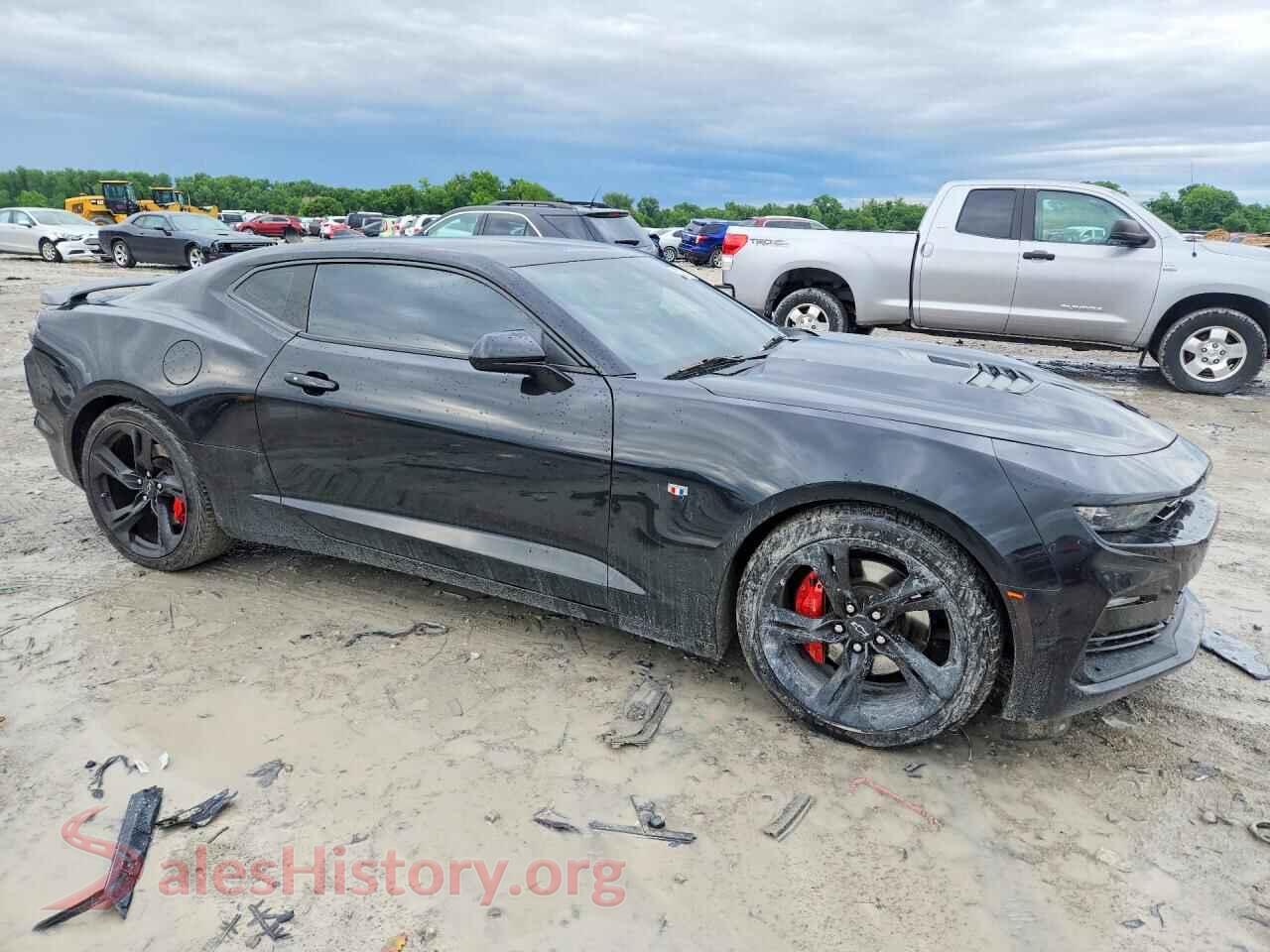 2022 CHEVROLET CAMARO VIN 1G1FH1R77N0100315, rear 3/4 view