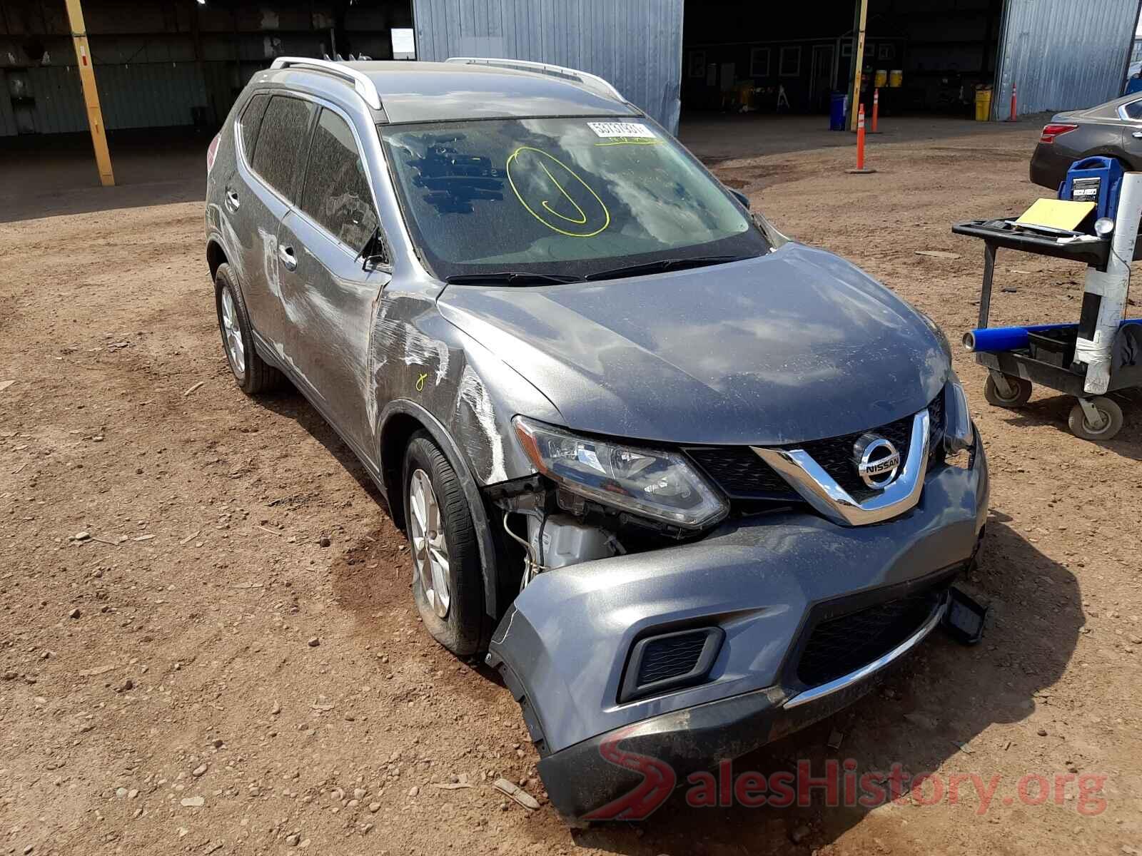 KNMAT2MTXGP645168 2016 NISSAN ROGUE