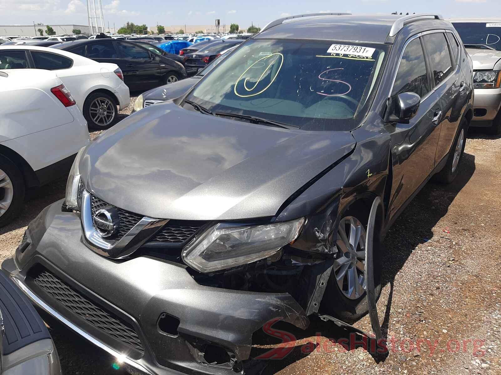 KNMAT2MTXGP645168 2016 NISSAN ROGUE