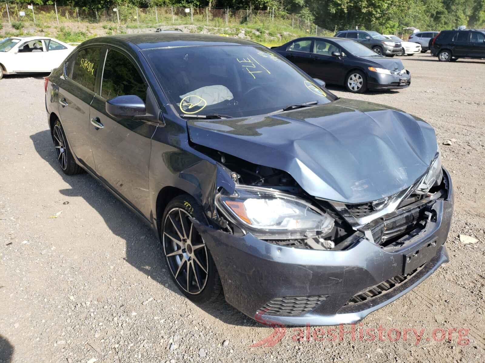 3N1AB7AP1HY363737 2017 NISSAN SENTRA